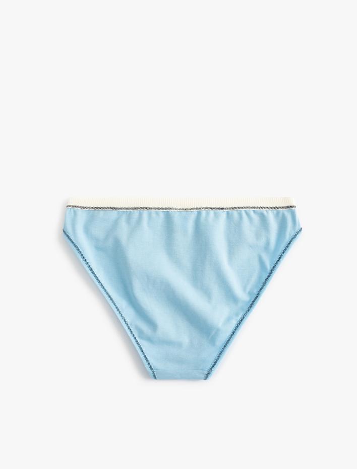  Brief Külot Normal Bel Baskılı Pamuklu