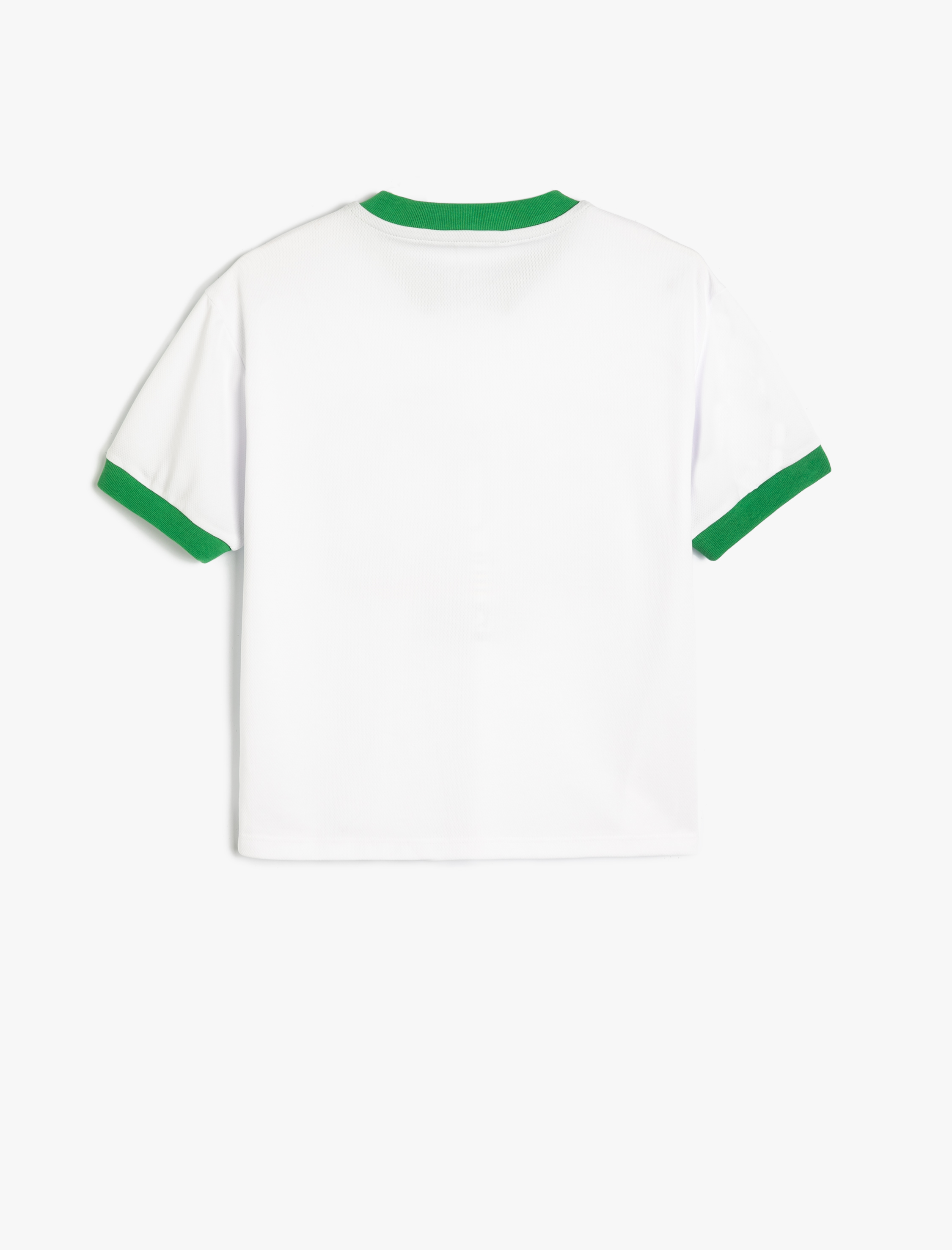  Erkek Çocuk Oversize Tişört Spor Baskılı Kısa Kollu V Yaka