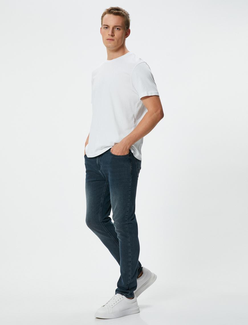   Slim Fit Kot Pantolon - Brad Jean