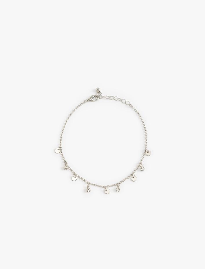 Kadın Halhal Pul Boncuk Detaylı Sallantılı