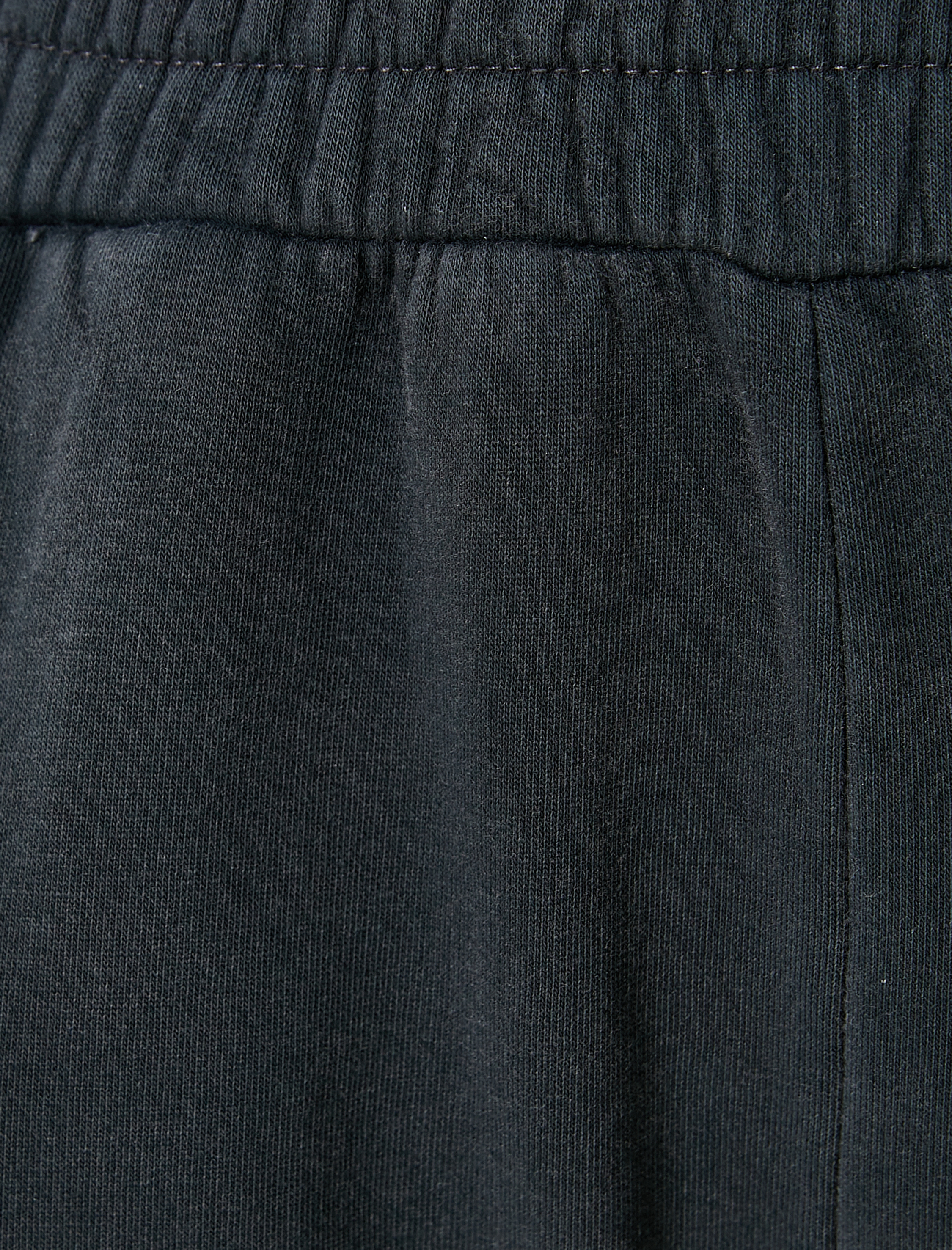   Şardonlu Jogger Eşofman Altı Relax Fit Yıkamalı Beli Lastikli Cepli