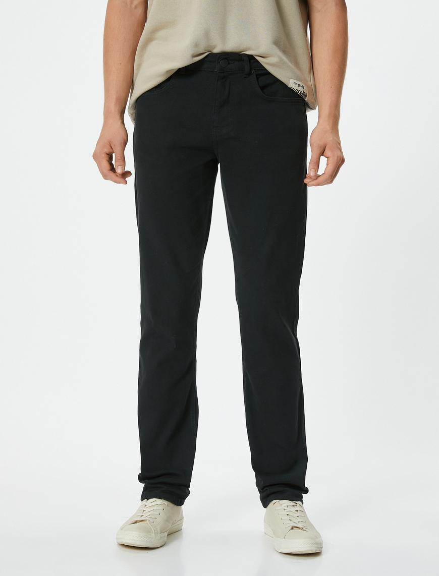   Slim Straight Fit Kot Pantolon - Chadwick Jean