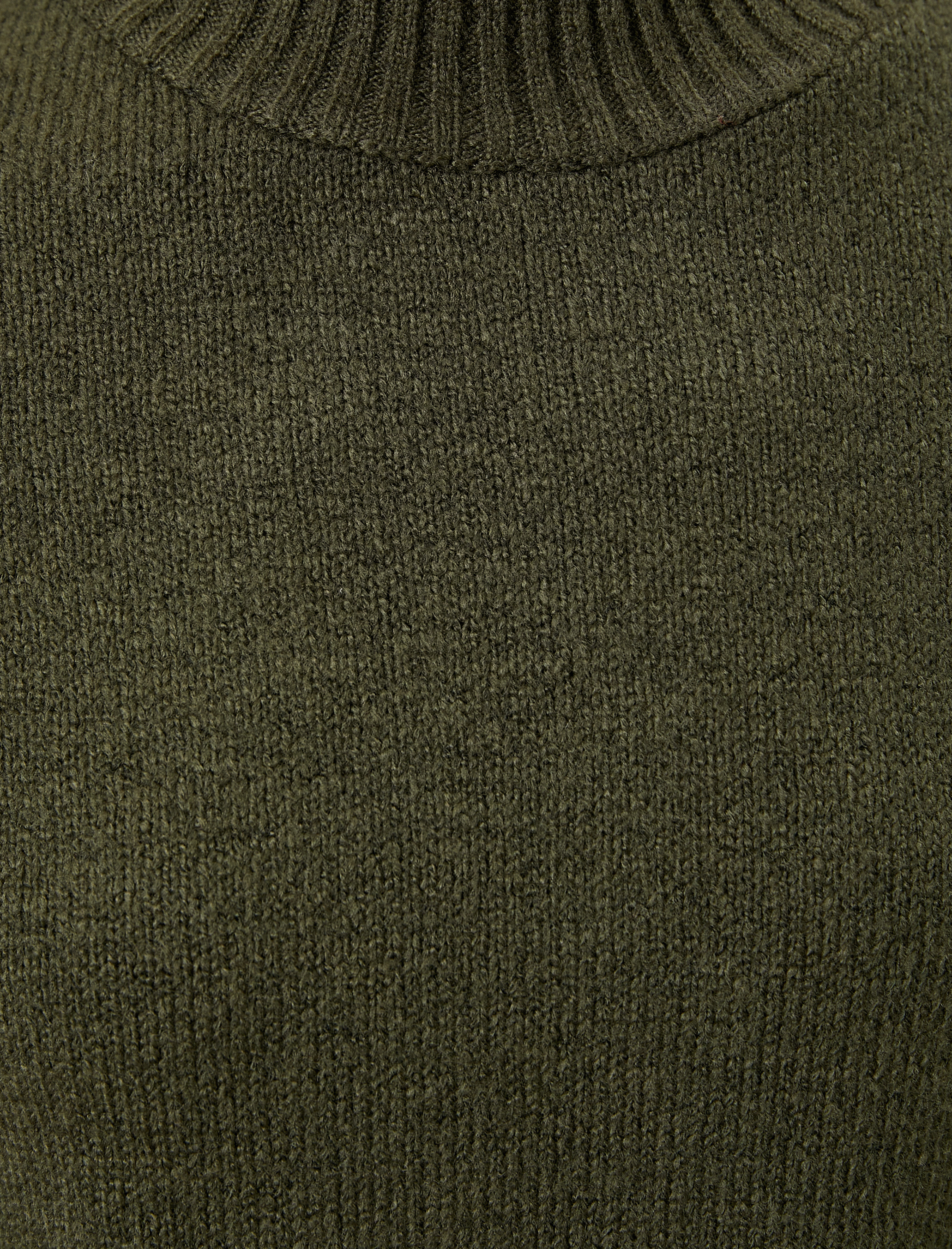   Triko Kazak Basic Dik Yaka Uzun Kollu Akrilik Karışımlı