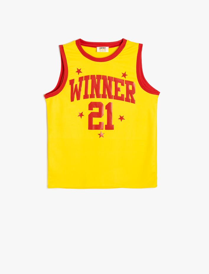 Erkek Çocuk Spor Atlet Bisiklet Yaka Kolsuz