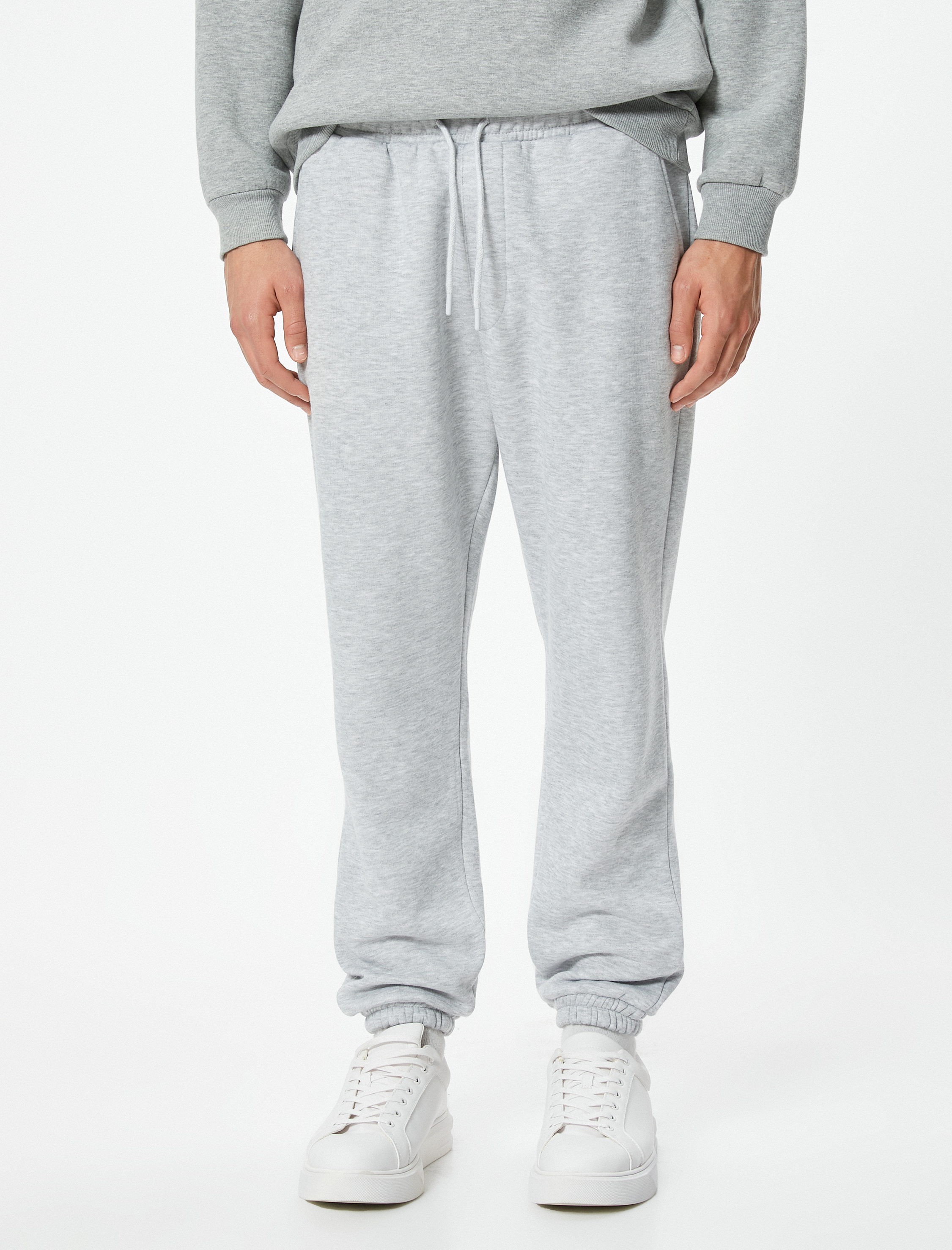   Beli Bağcıklı Cep Detaylı Şardonlu Jogger Eşofman Altı