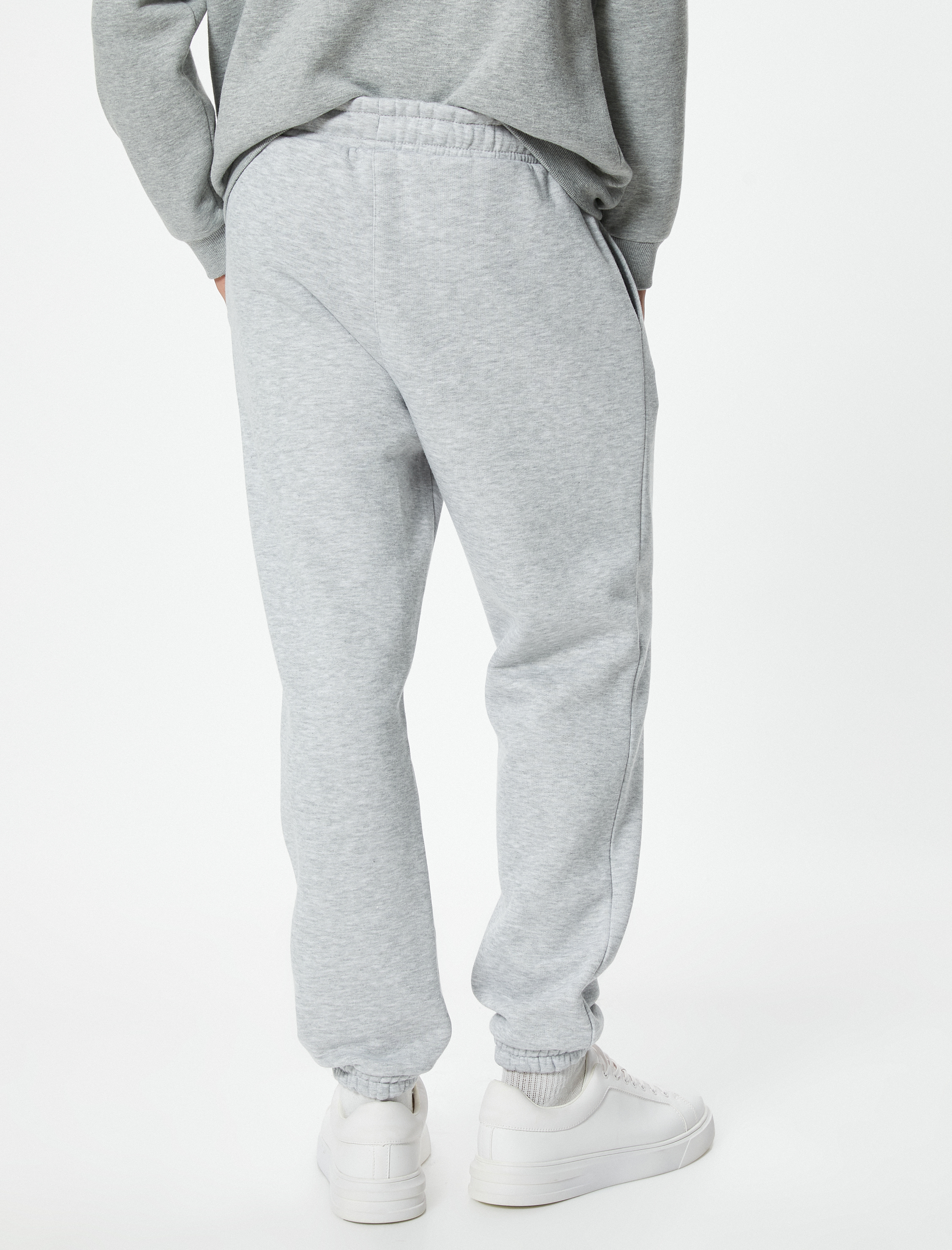   Beli Bağcıklı Cep Detaylı Şardonlu Jogger Eşofman Altı