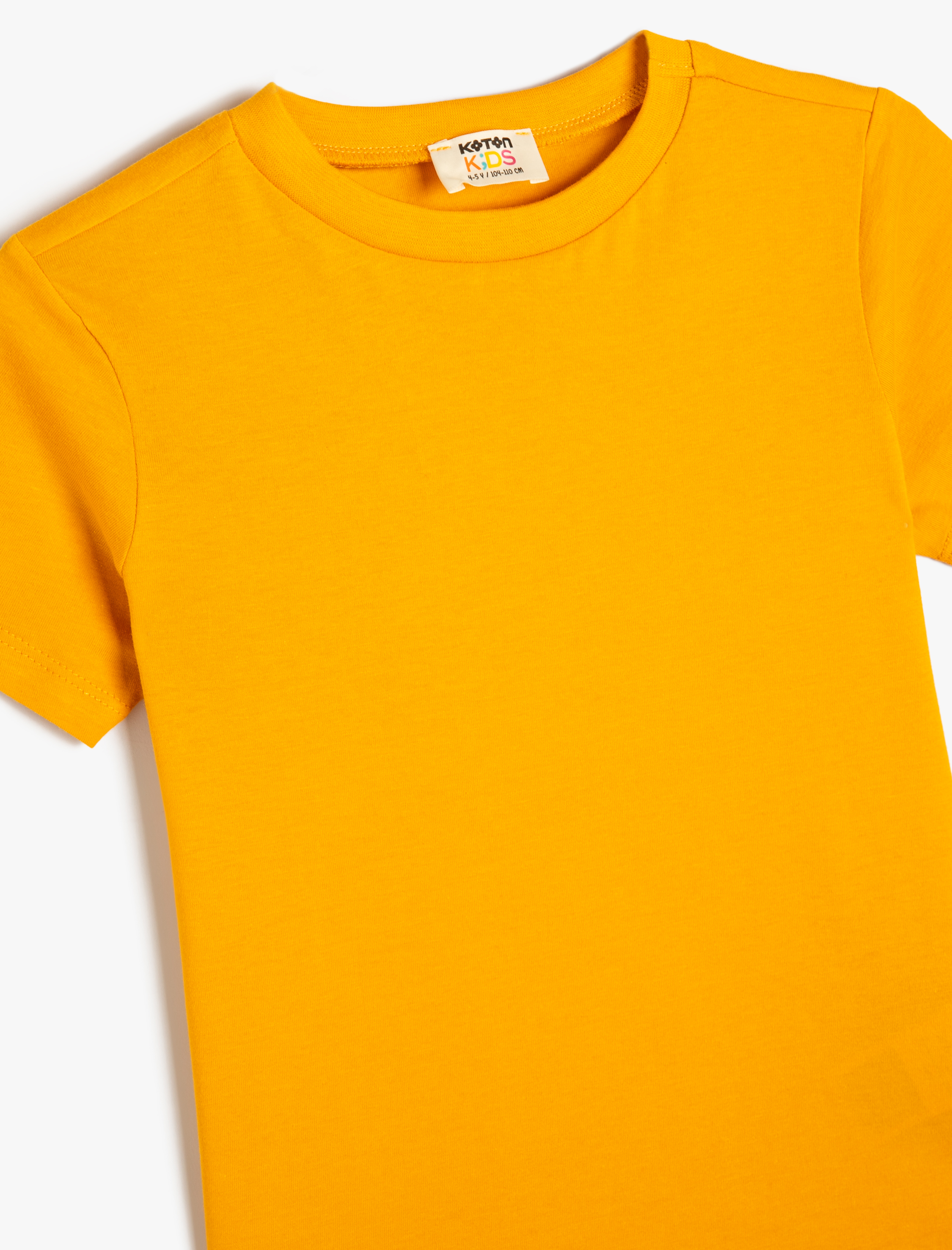  Erkek Çocuk 2'li Basic Tişört Seti Kısa Kollu Çok Renkli Pamuklu