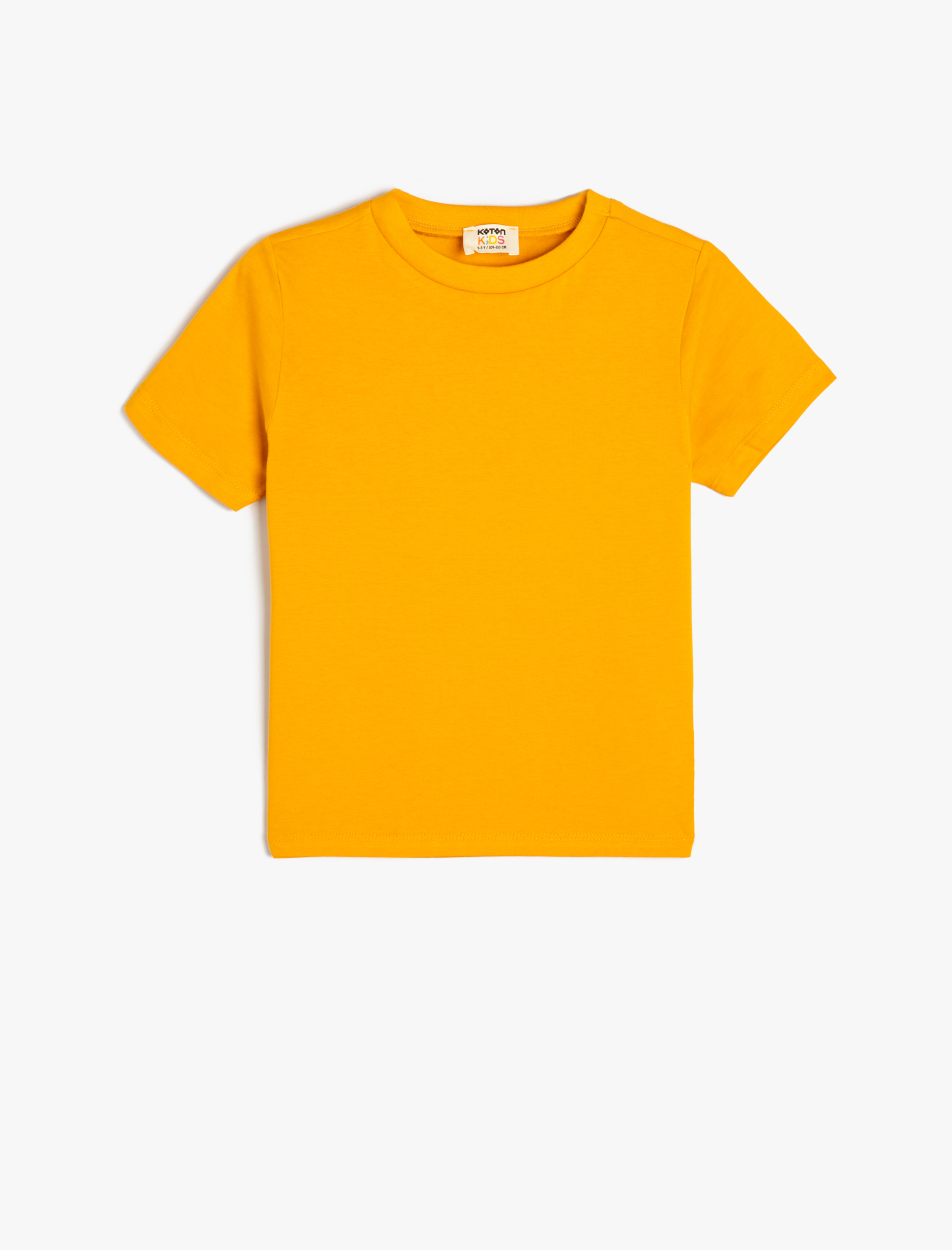  Erkek Çocuk 2'li Basic Tişört Seti Kısa Kollu Çok Renkli Pamuklu