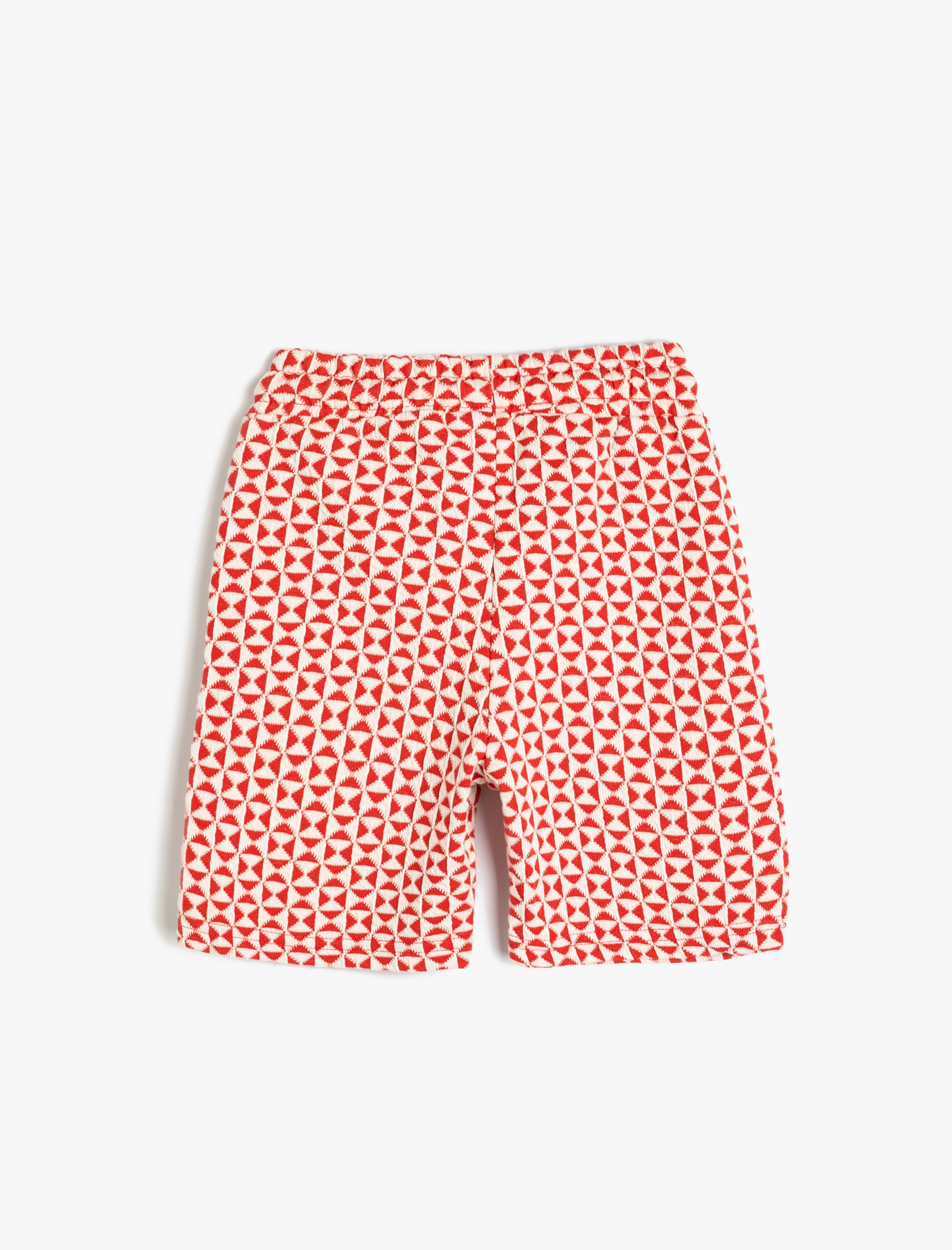 Erkek Çocuk Şort Grafik Desenli Beli Bağlamalı Cepli