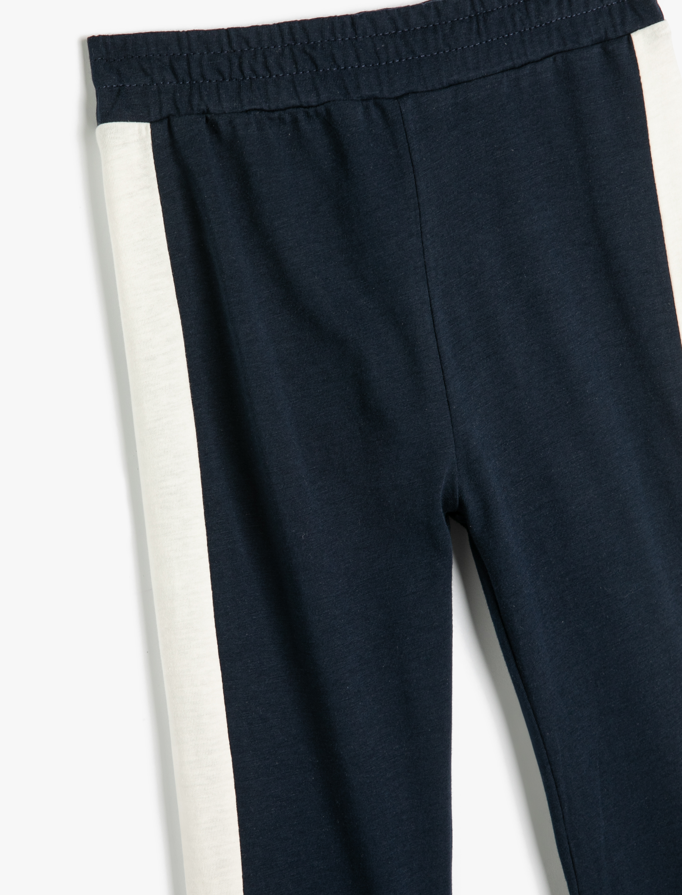  Kız Çocuk İspanyol Paça Tayt Pantolon Beli Lastikli Pamuklu