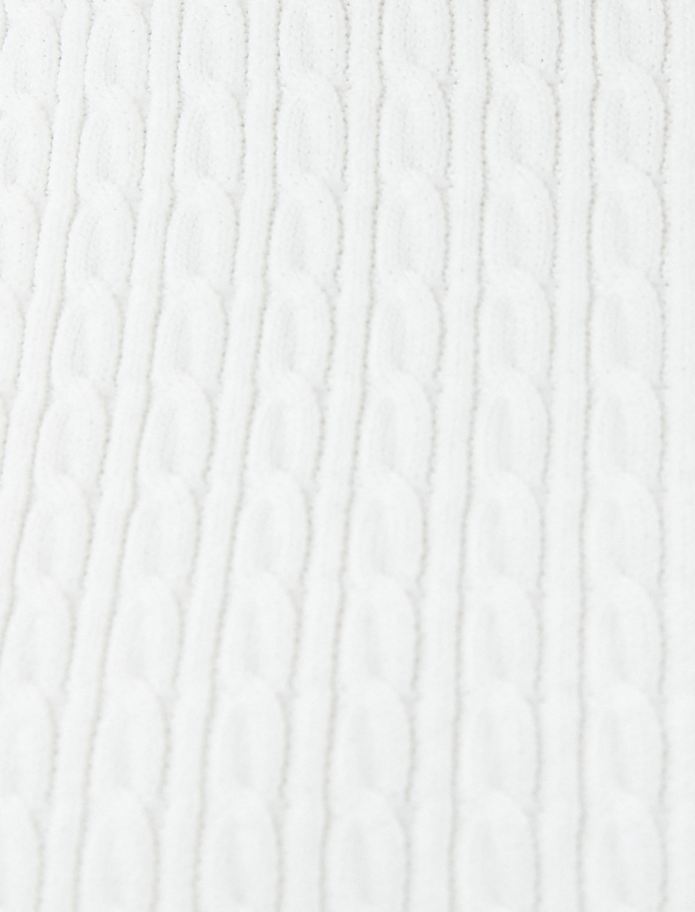   Saç Örgü Desenli Kolsuz Dik Yaka Triko Üst