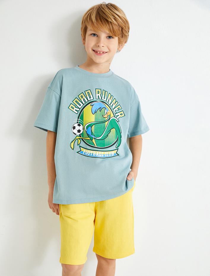 Erkek Çocuk Basic Şort Beli Bağlamalı Cepli Pamuklu