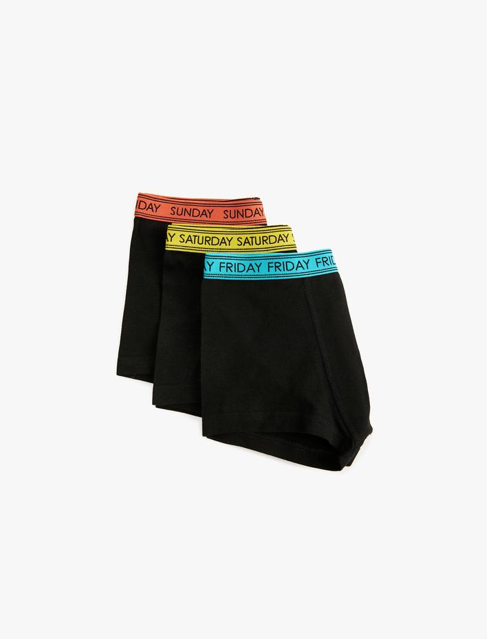  3'lü Boxer Seti Slogan Yazı Detaylı