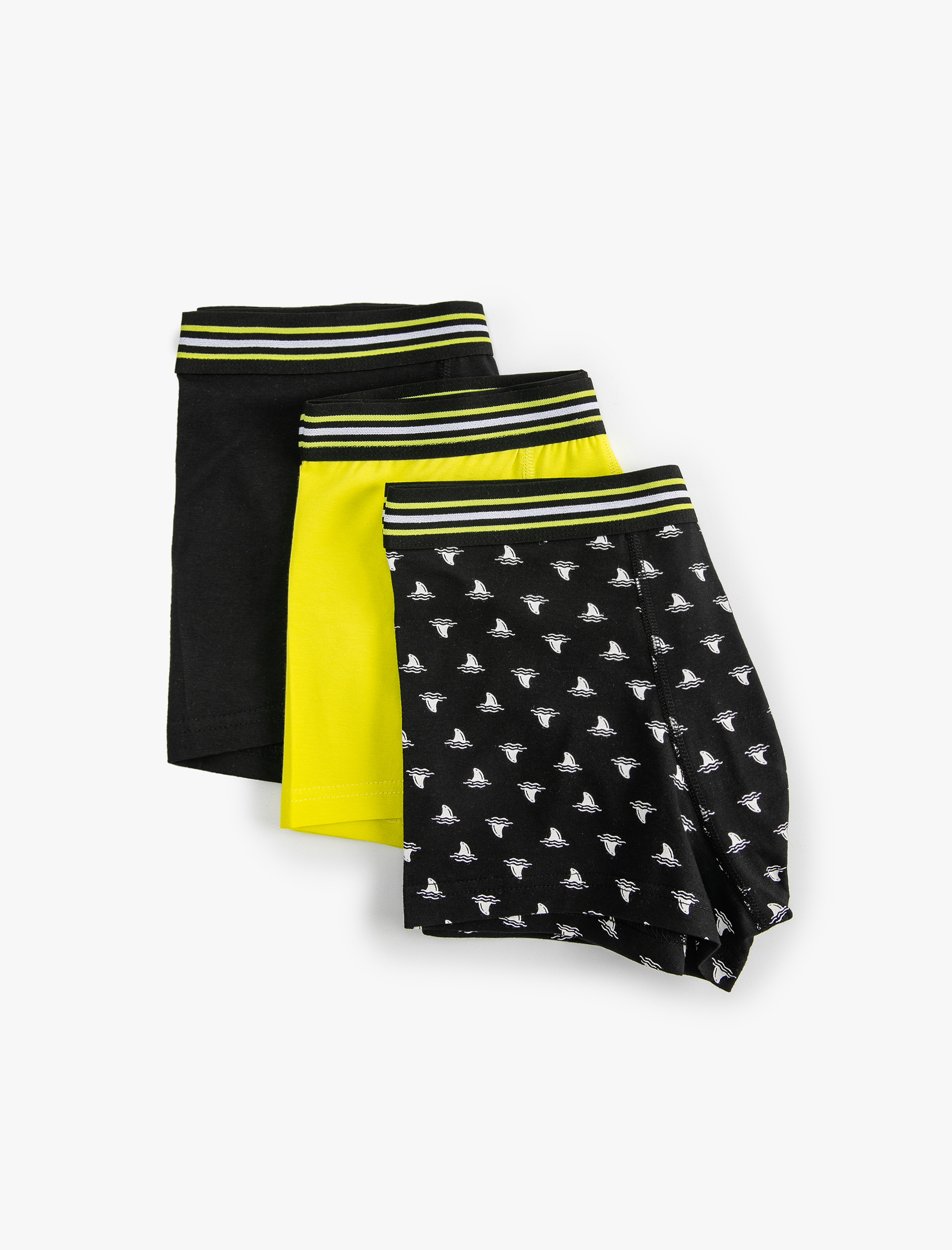   3'lü Boxer Seti Baskılı Çok Renkli