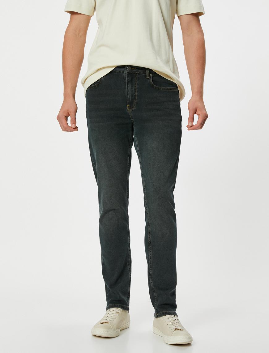   Slim Fit Kot Pantolon - Brad Jean