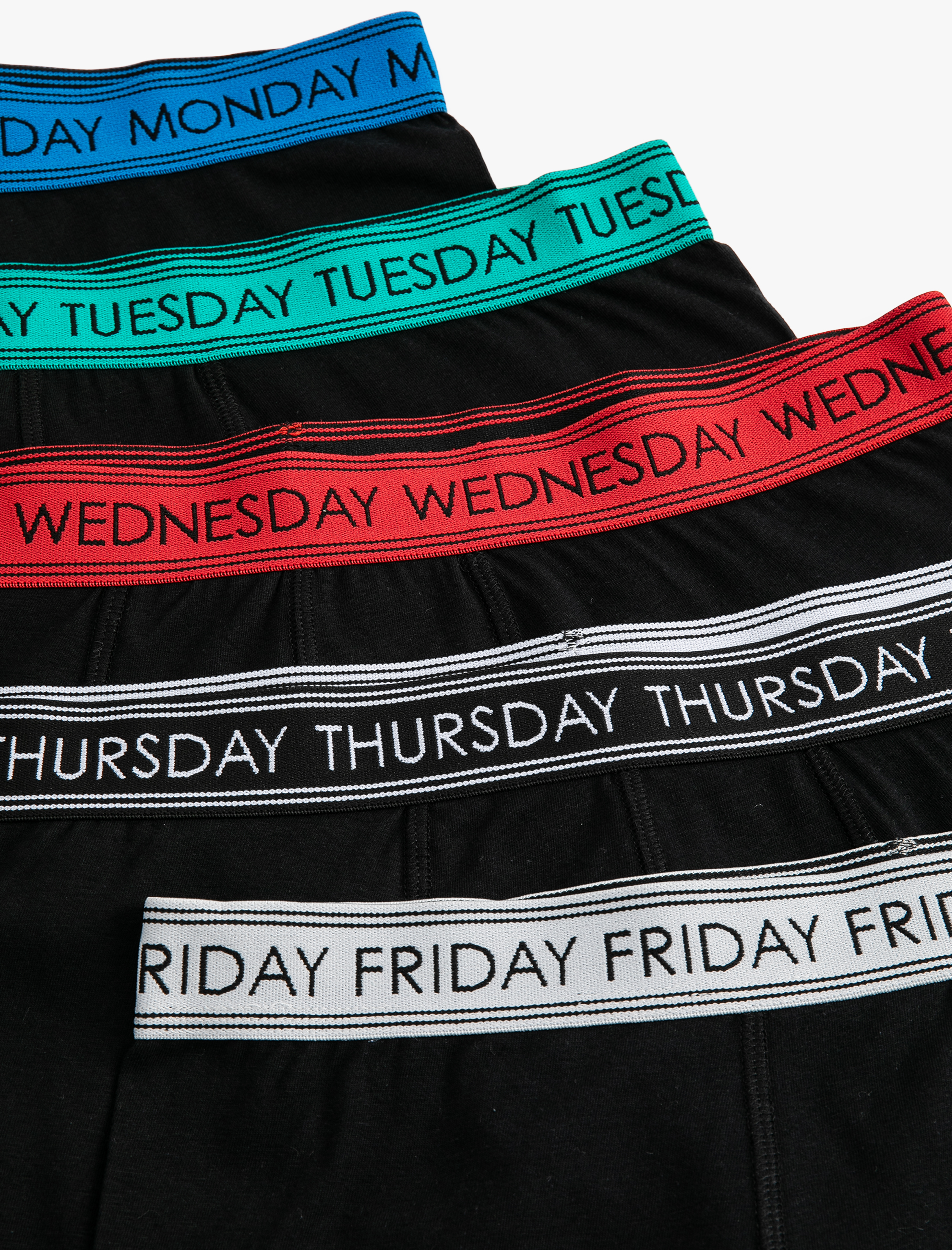   5'li Boxer Seti Slogan Baskılı Beli Lastikli