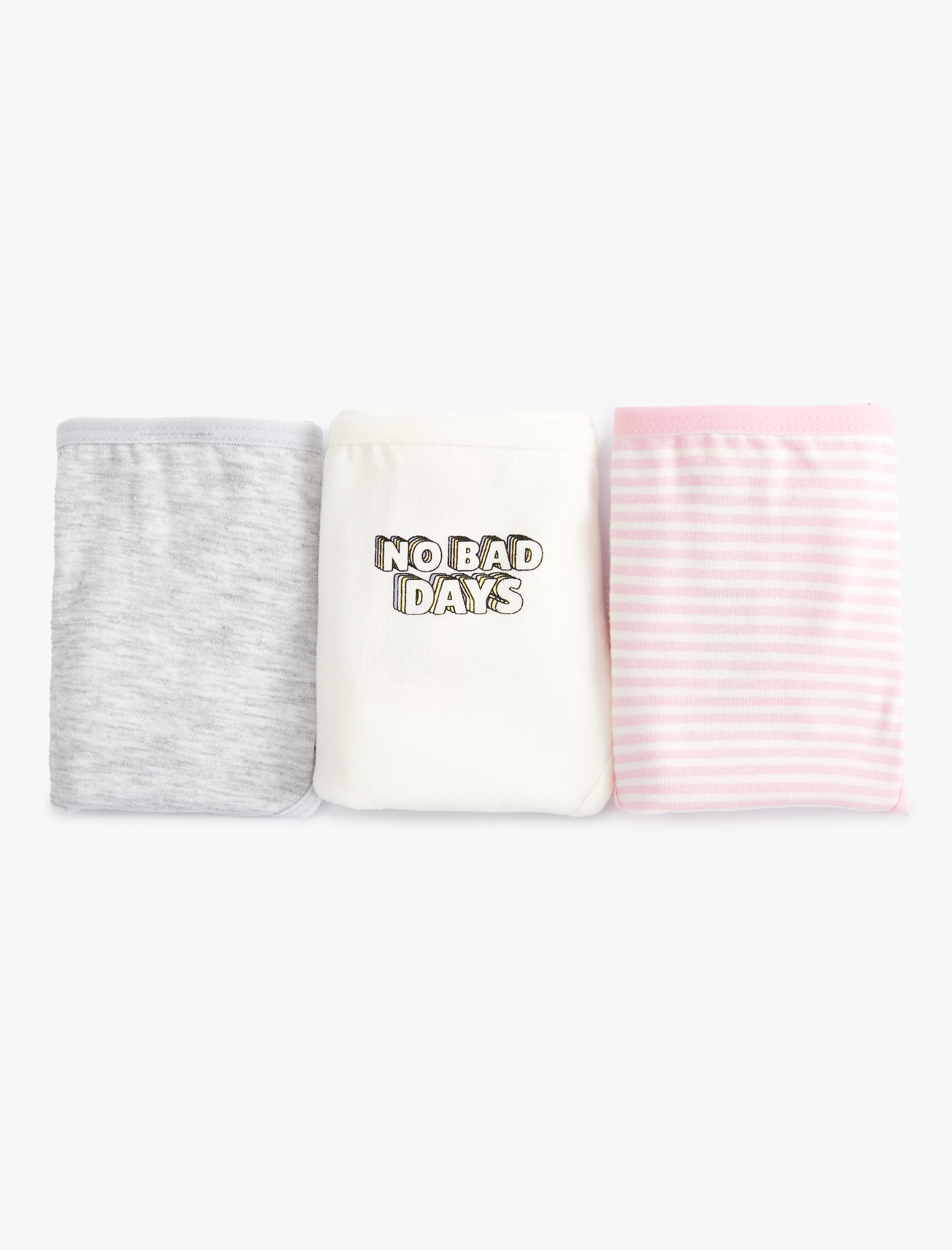 Brazilian Külot 3'lü Paket Baskılı Pamuklu