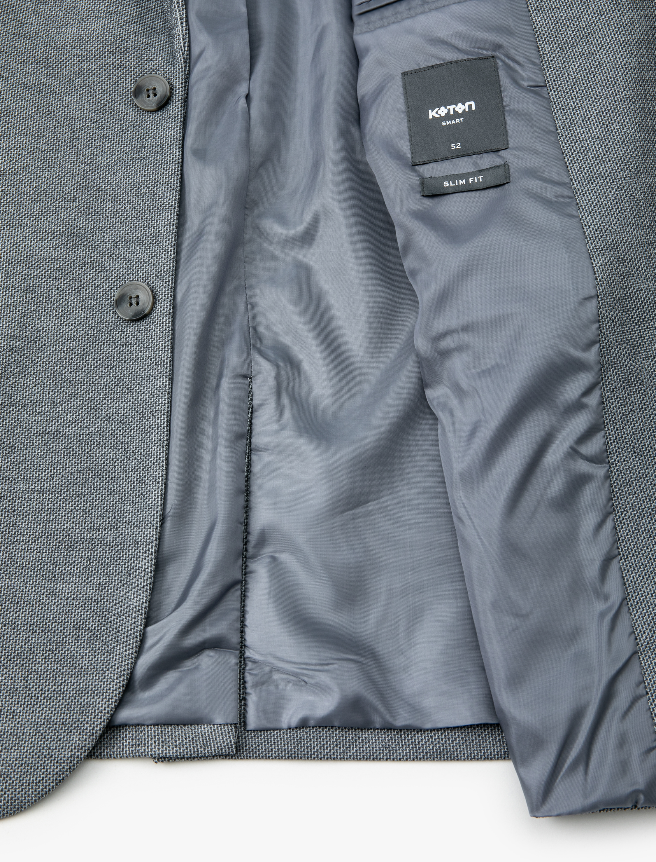   Blazer Ceket Slim Fit Düğmeli Cep Detaylı