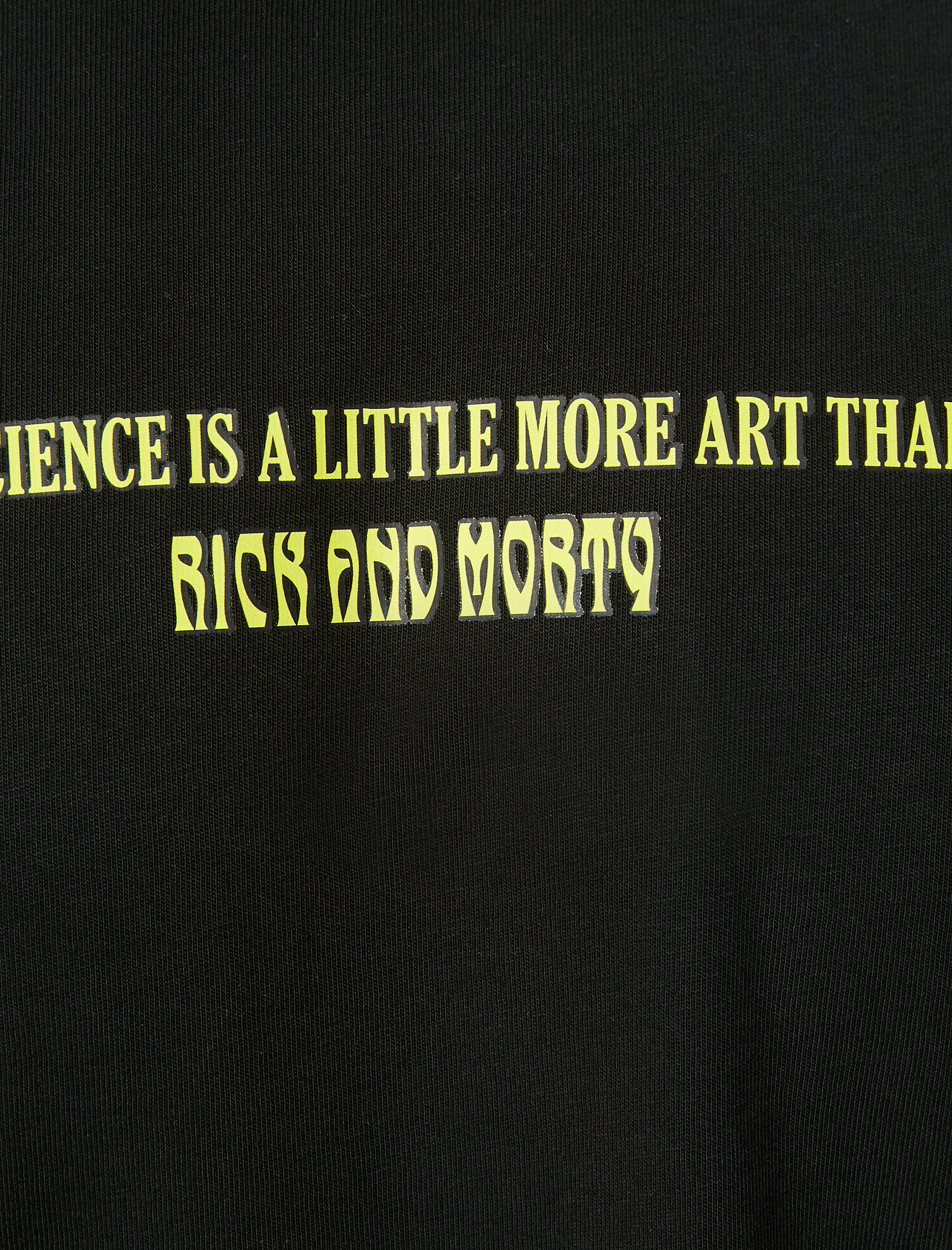Rick and Morty Tişört Lisanslı Oversize Kısa Kollu Bisiklet Yaka Pamuklu