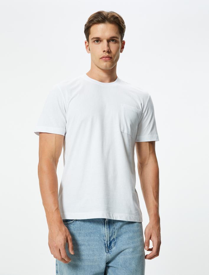  Basic Tişört Kısa Kollu Bisiklet Yaka