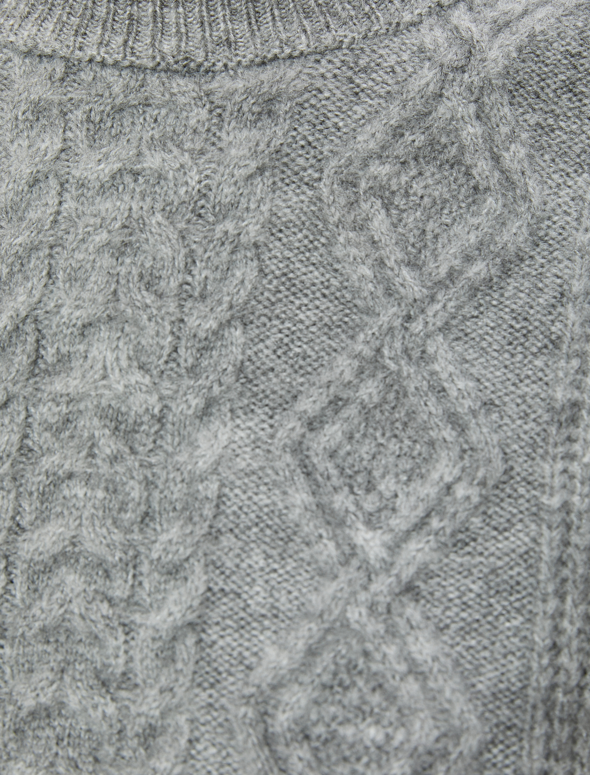   Dokulu Bisiklet Yaka Kolsuz Örgü Süveter