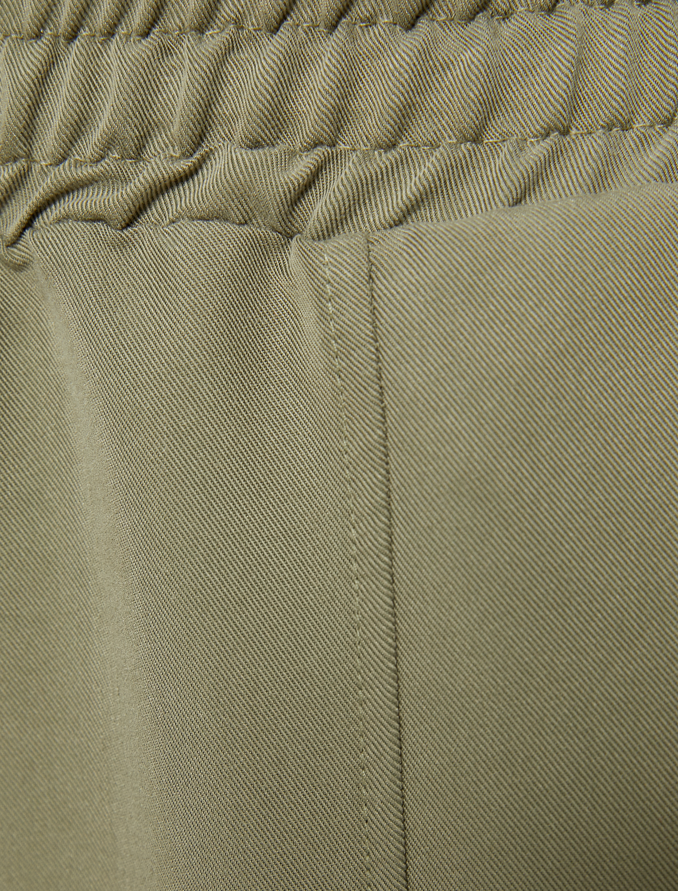   Havuç Pantolon Beli Bağcıklı Normal Bel Cep Detaylı Modal