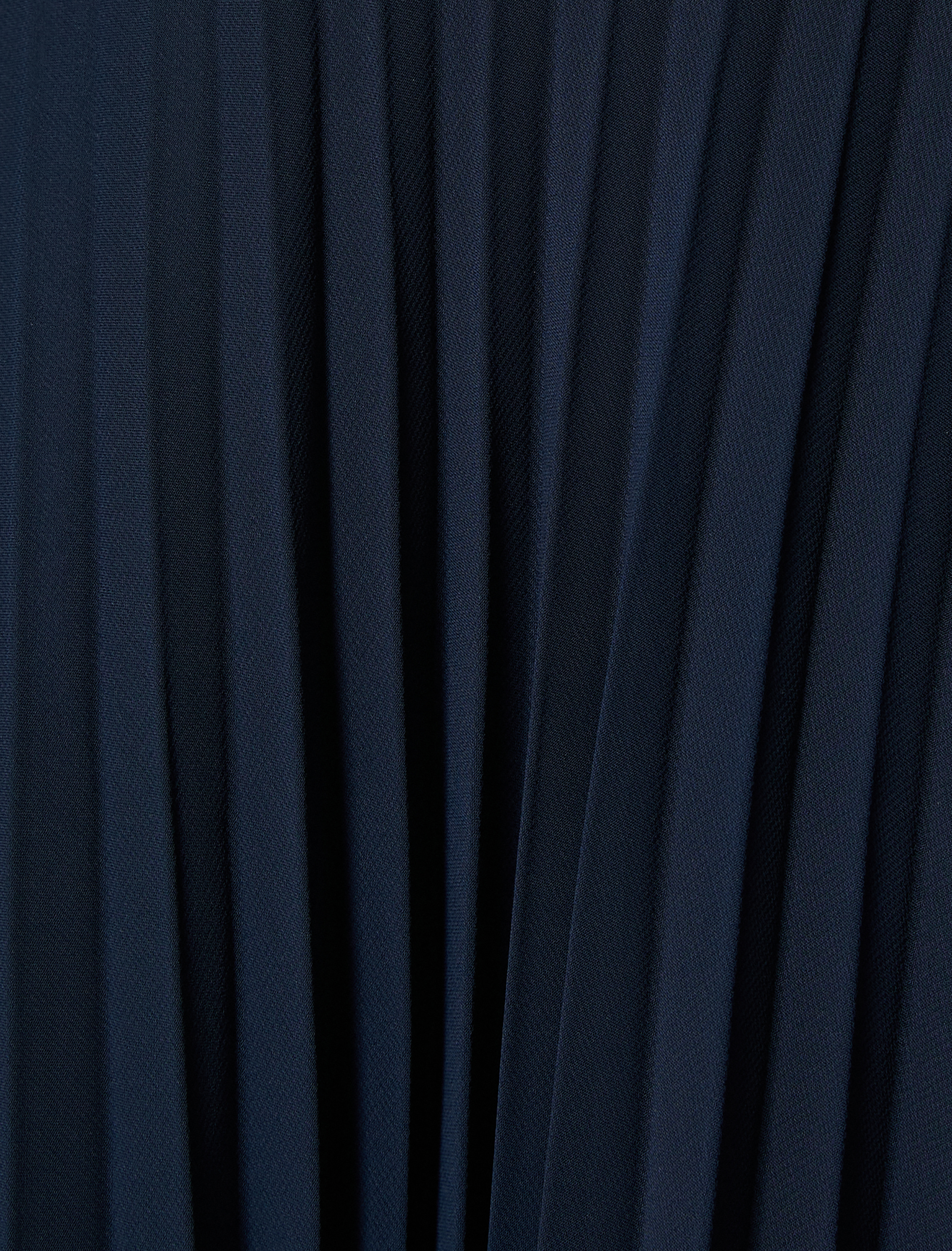   Pileli Etek Midi Yüksek Bel