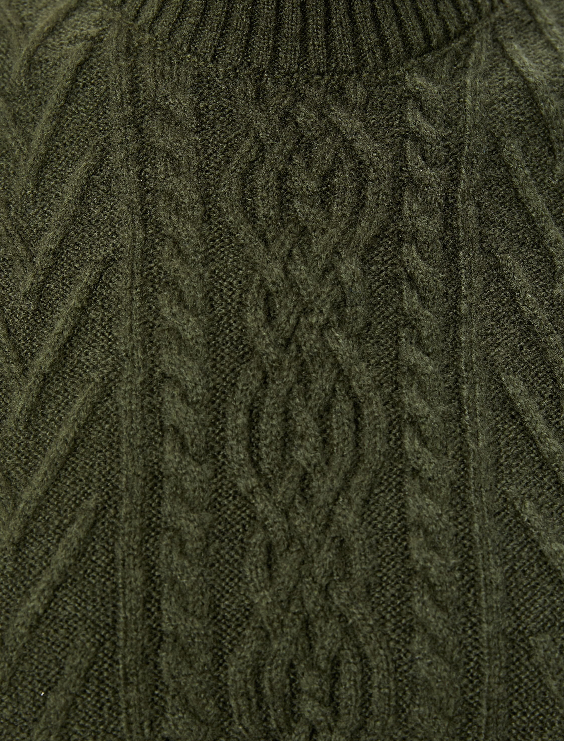   Dokulu Bisiklet Yaka Kolsuz Saç Örgü Süveter