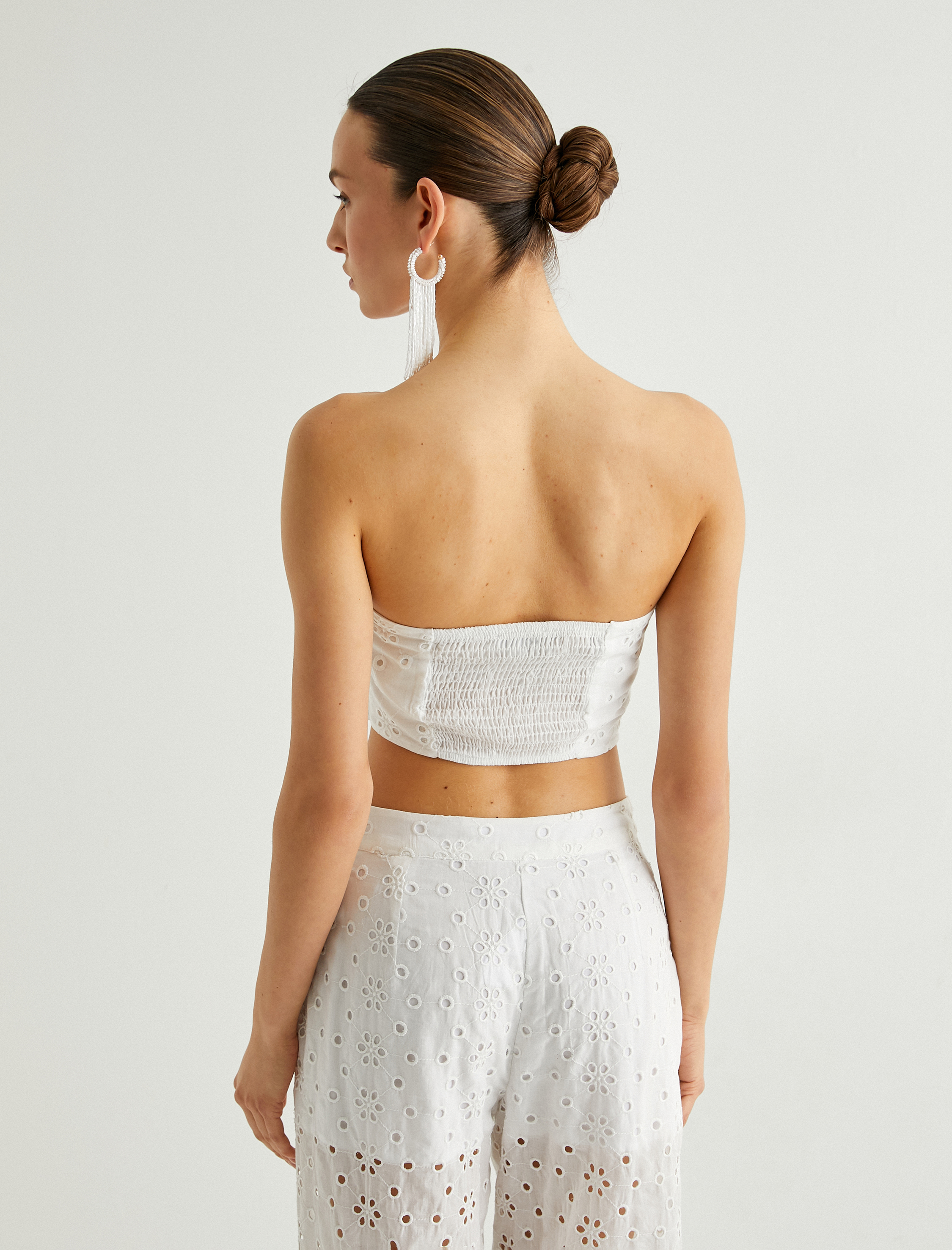 Koton X Sibil Çetinkaya - Crop Straplez Fisto Büstiyer