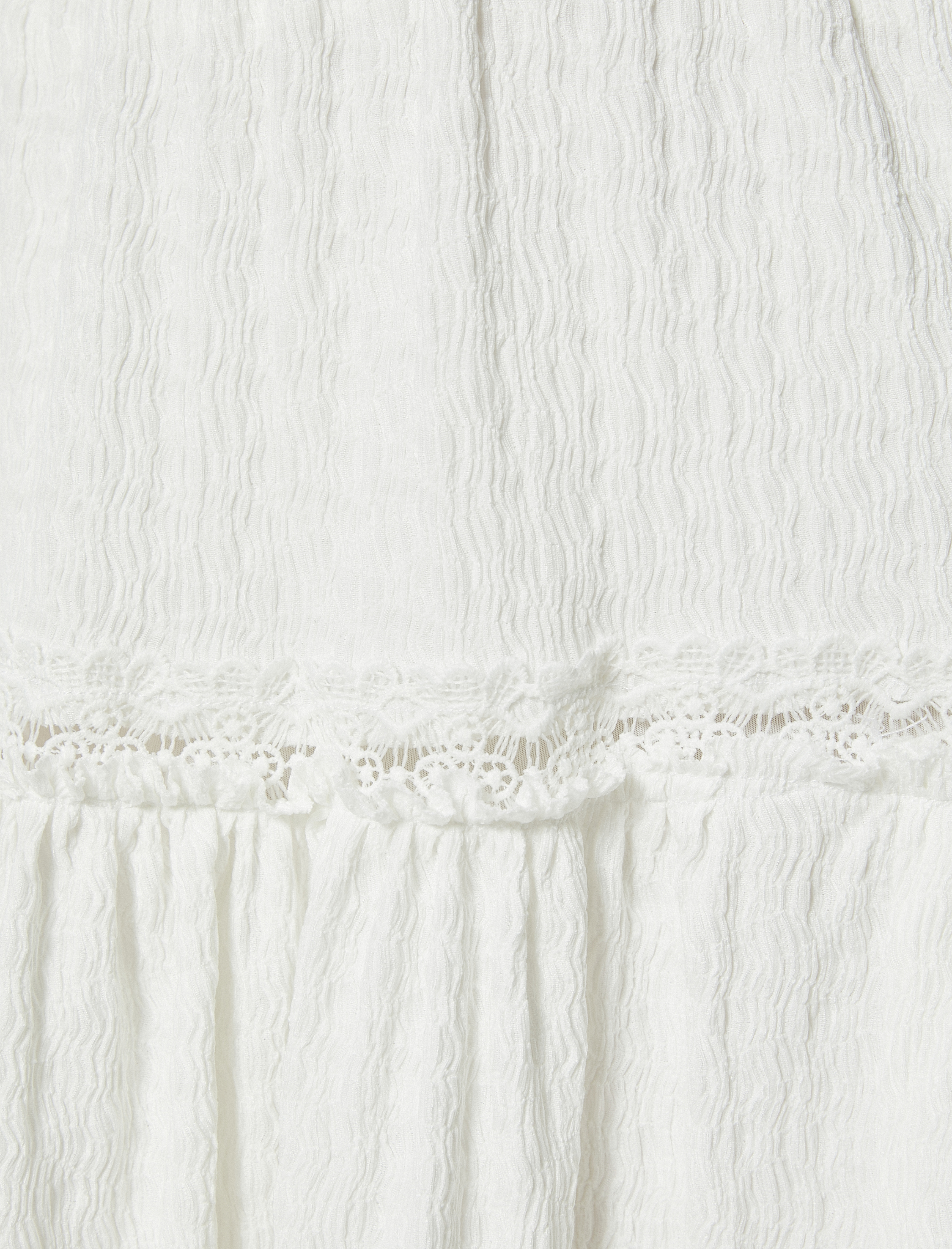   Midi Etek Katlı Beli Lastikli Astarlı