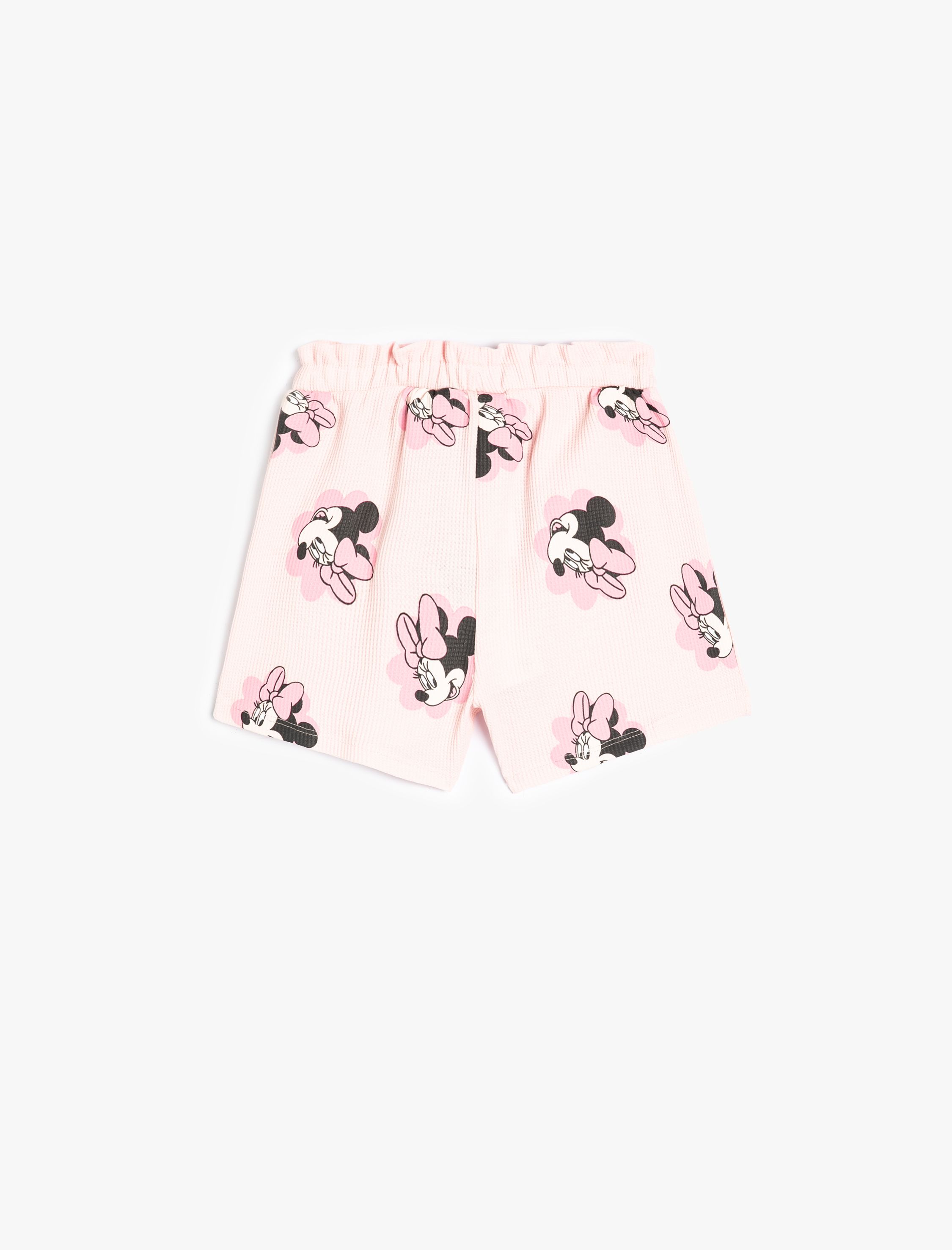  Kız Bebek Minnie Mouse Şort Lisanslı Pamuklu