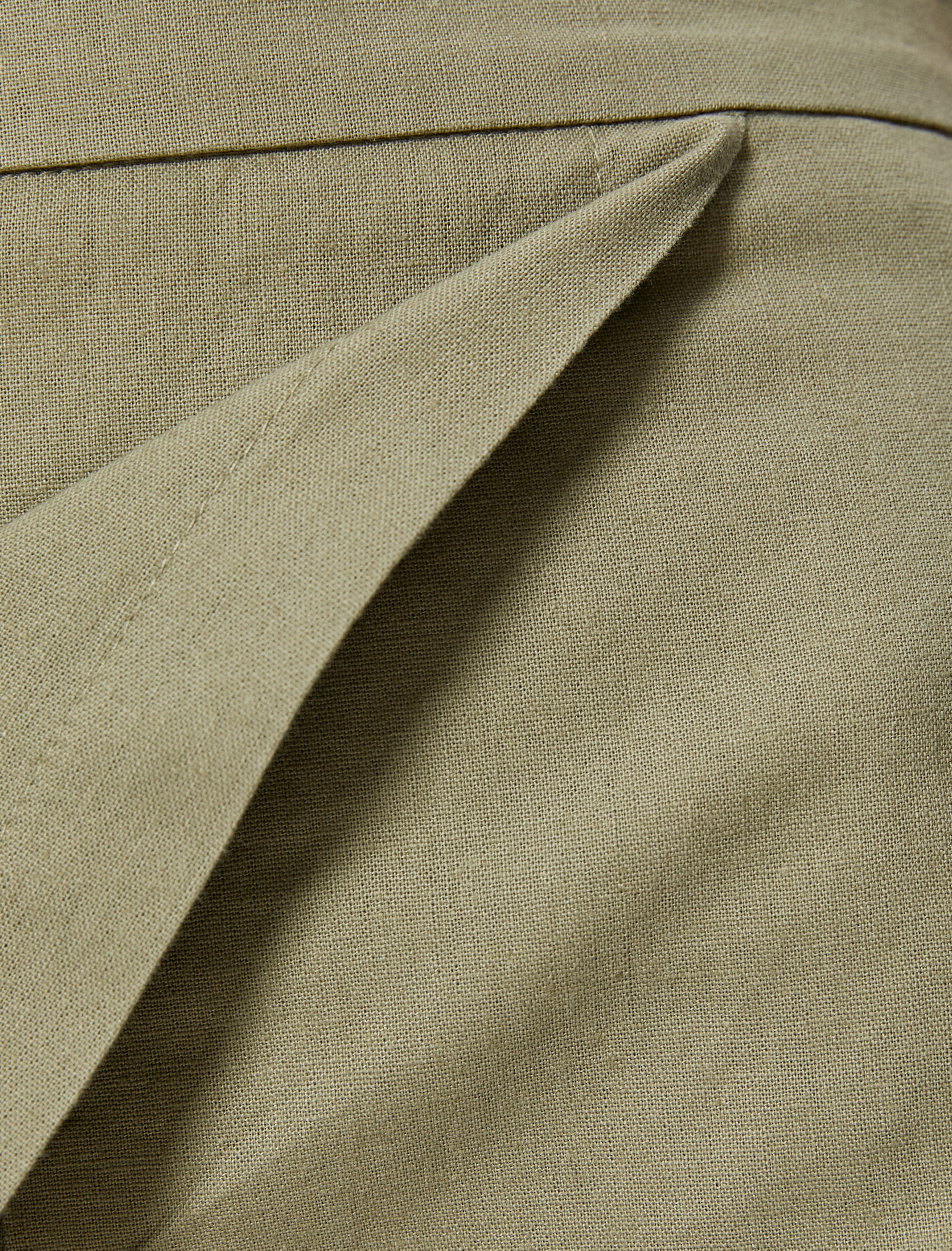   Mini Şort Etek Keten Karışımlı