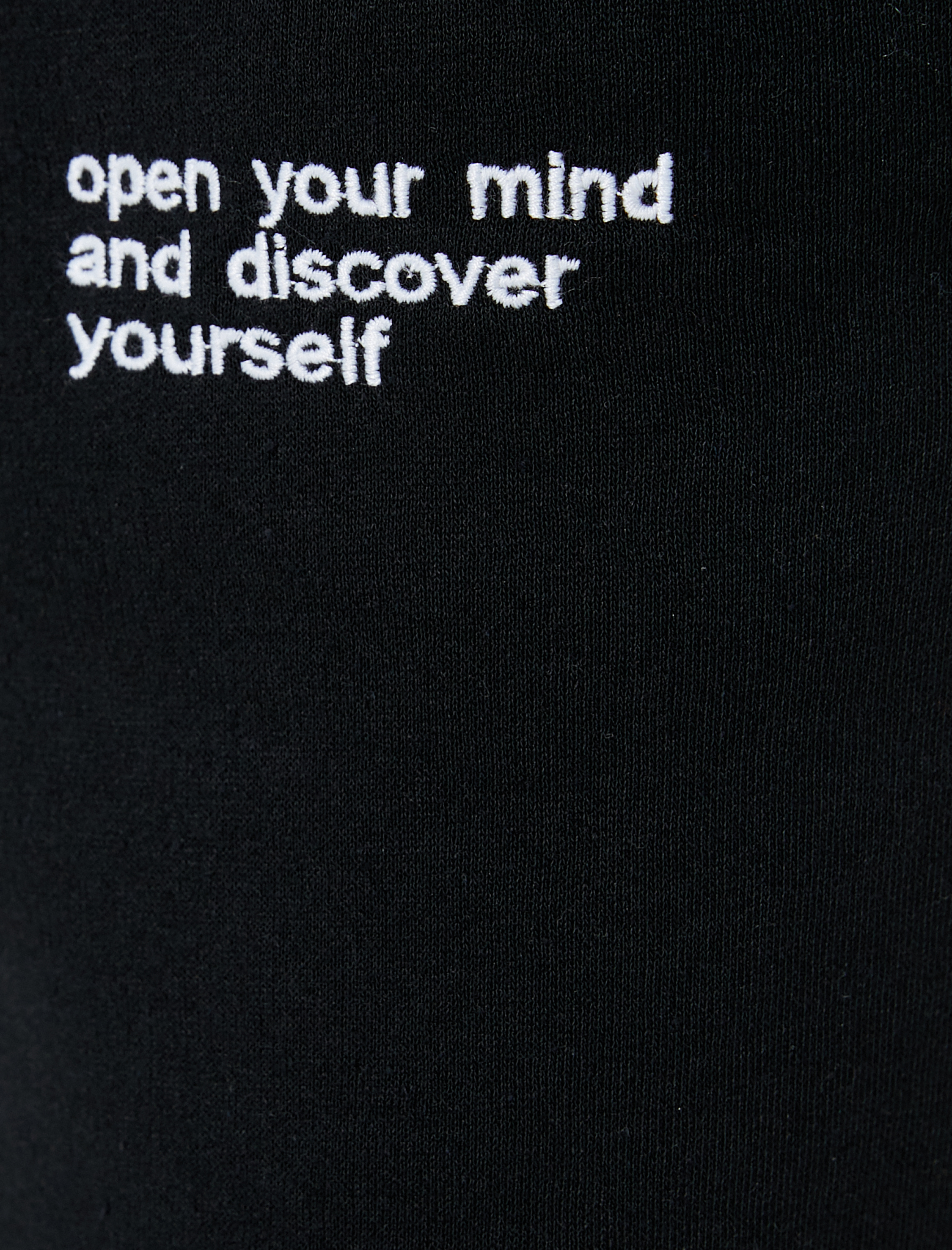   Şardonlu Jogger Eşofman Altı Beli Bağcıklı Baskılı Cepli