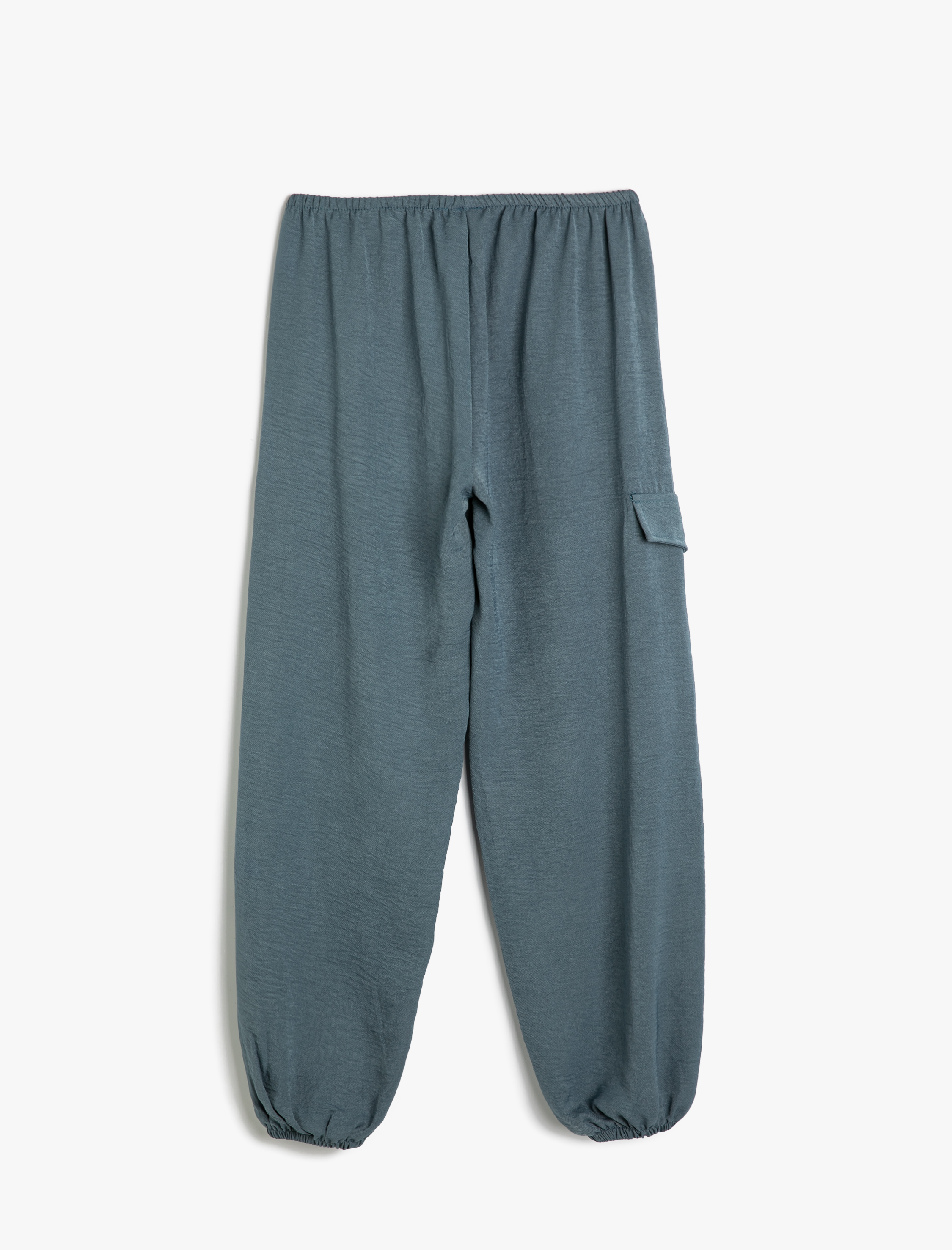  Kız Çocuk Jogger Pantolon Cep Detaylı Beli Lastikli