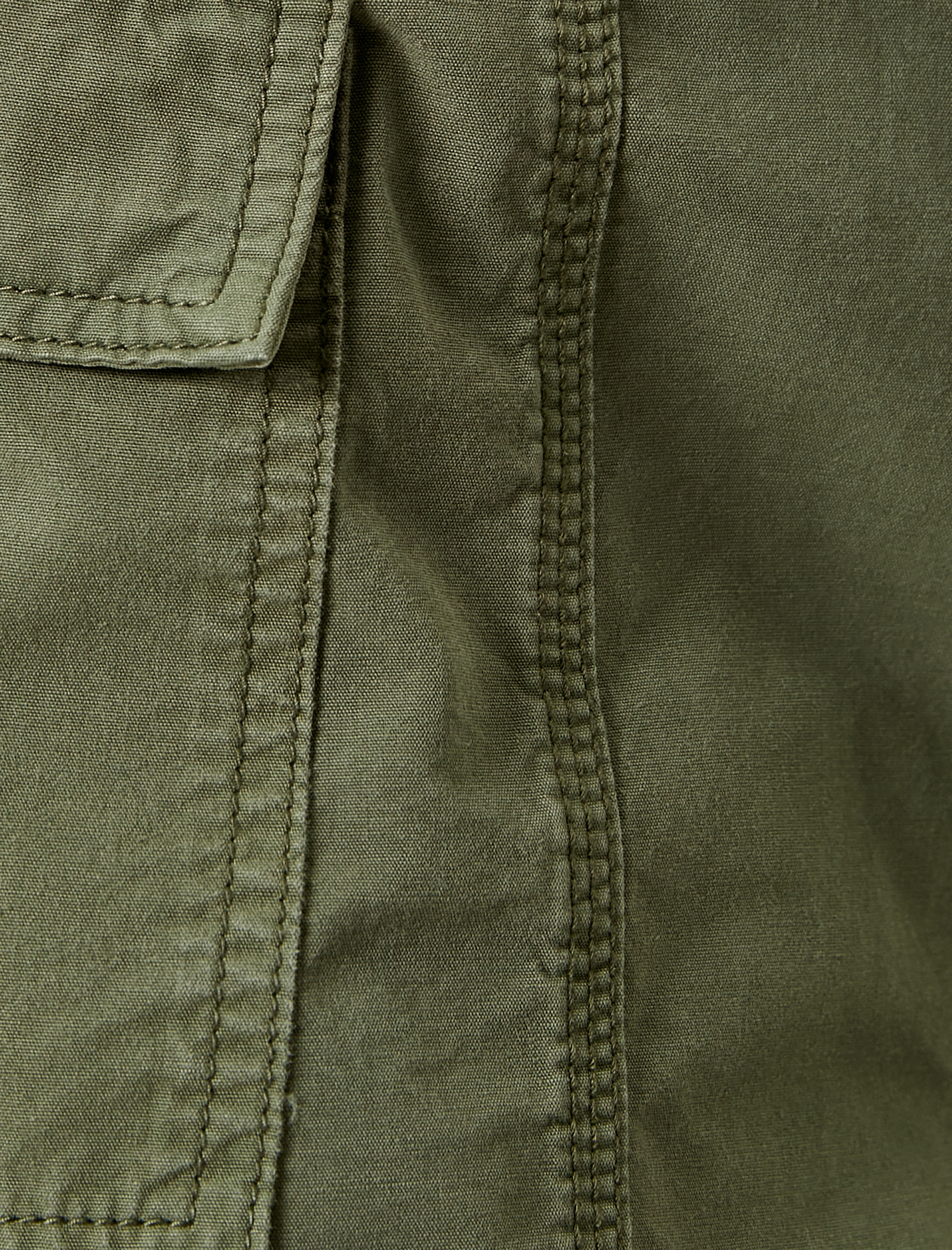   Kargo Şort Cep Detaylı Düğmeli Pamuklu