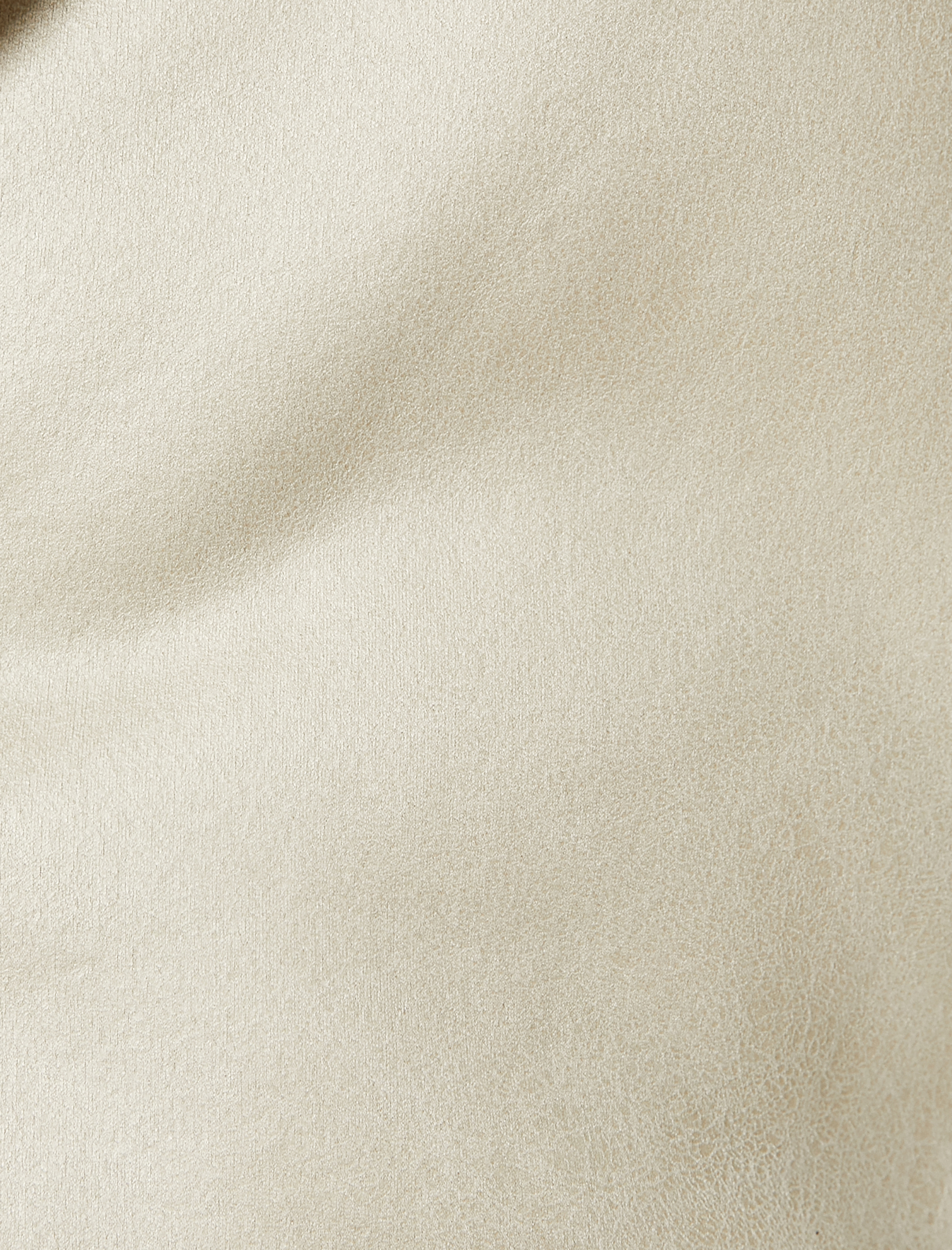   Süet Görünümlü Biker Ceket Peluş Yaka Slim Fit