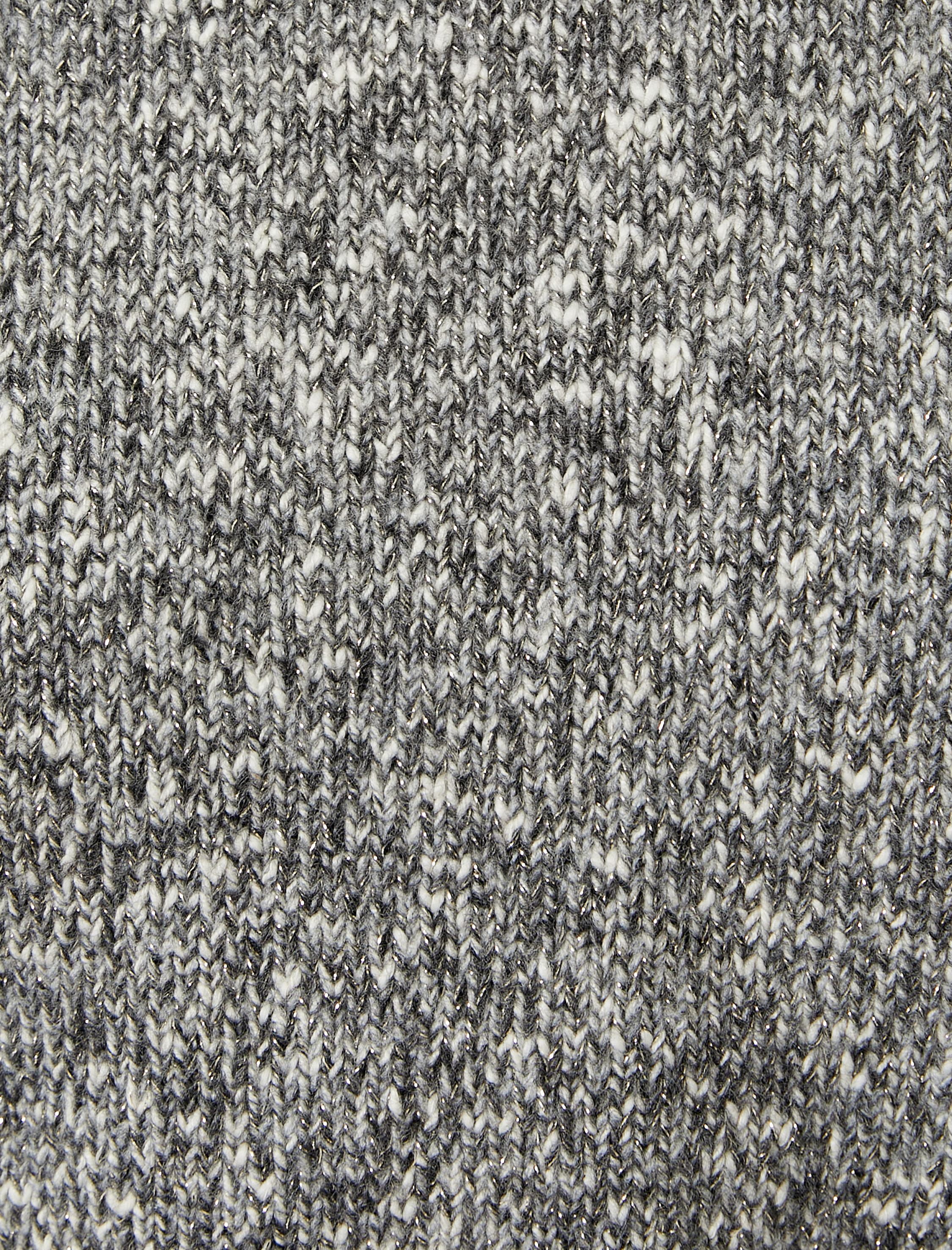   Kırçıllı Triko Kazak Yırtık Detaylı Uzun Kollu Bisiklet Yaka