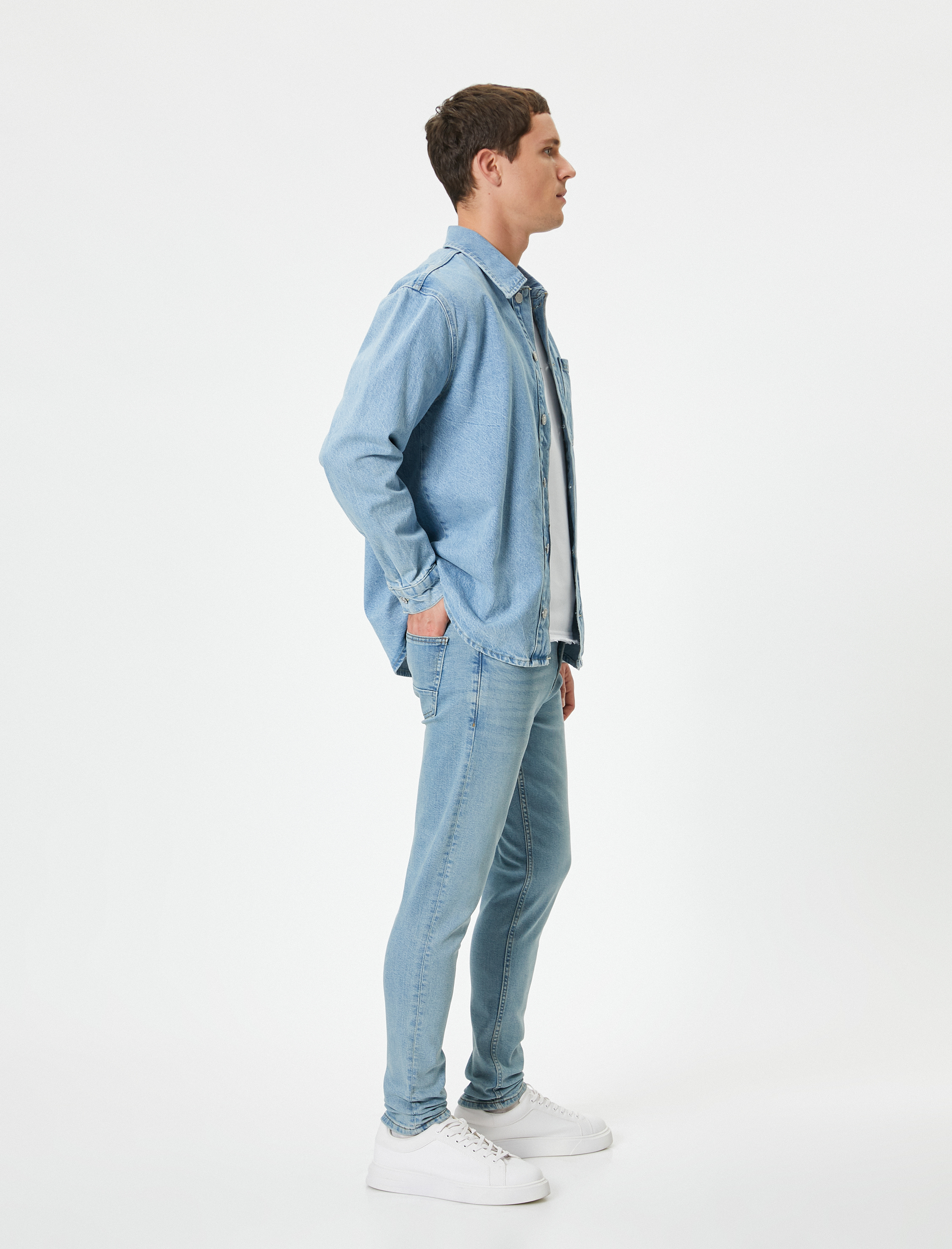   Skinny Fit Kot Pantolon - Michael Jean