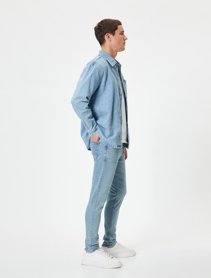  Skinny Fit Kot Pantolon - Michael Jean