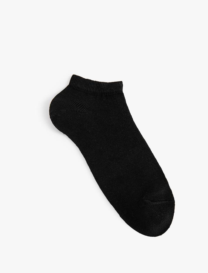 Kadın Basic 5'li Patik Çorap Seti Çok Renkli