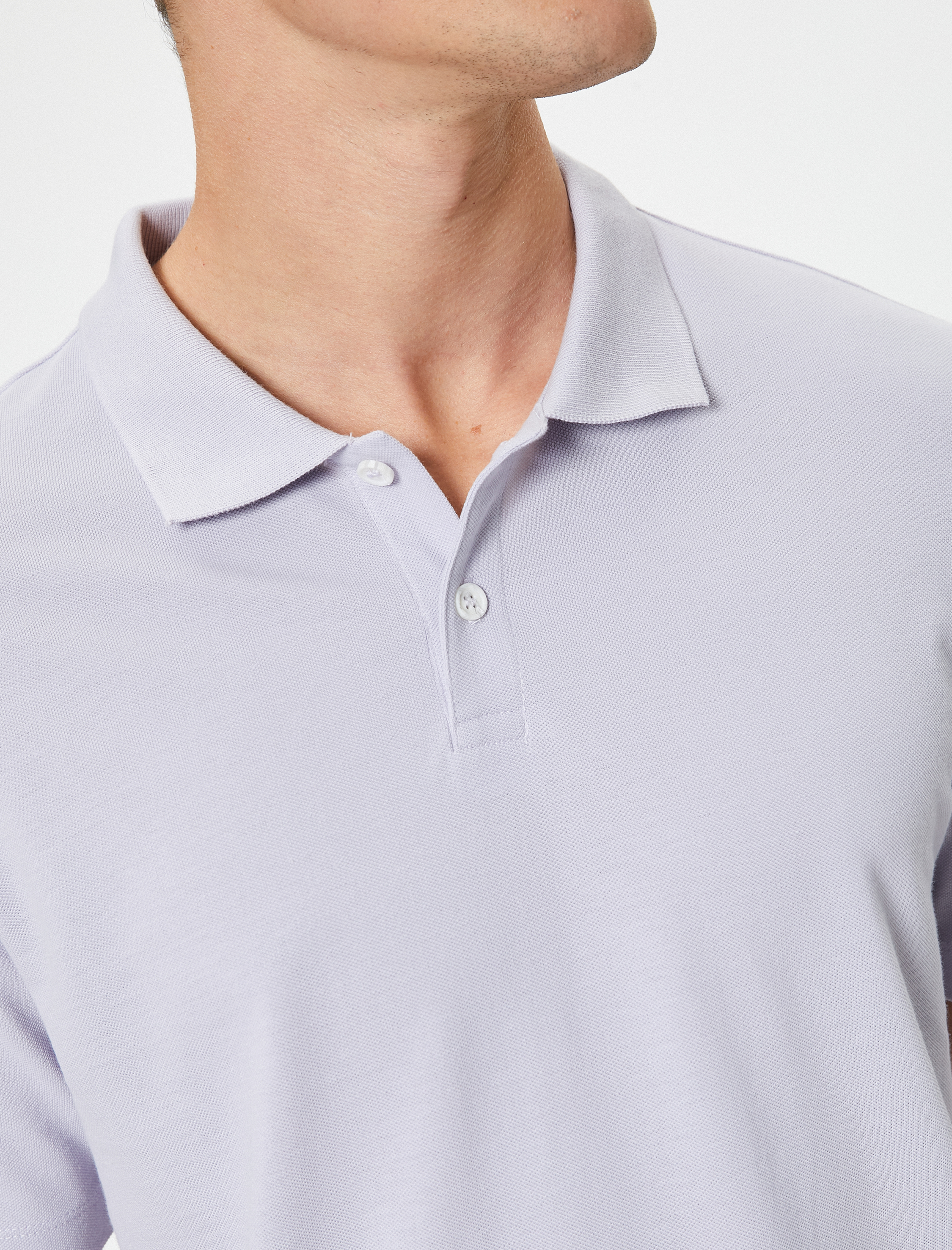   Slim Fit Tişört Polo Yaka Kısa Kollu Pamuklu