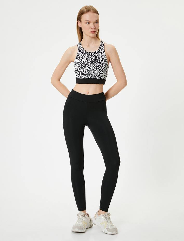  Spor Tayt Yüksek Bel Slim Fit