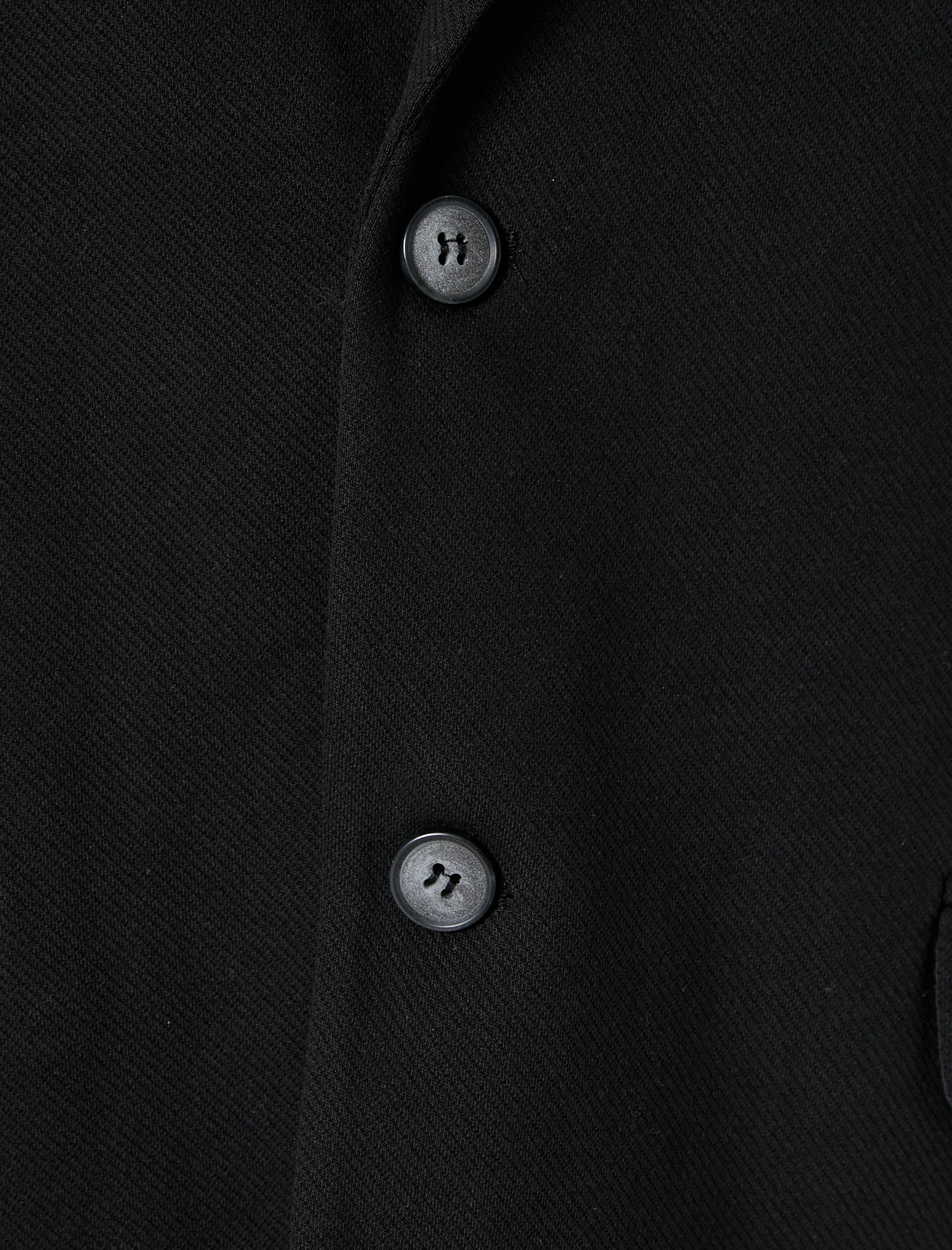   Kruvaze Blazer Ceket Slim Fit Kapaklı Çift Cep Detaylı