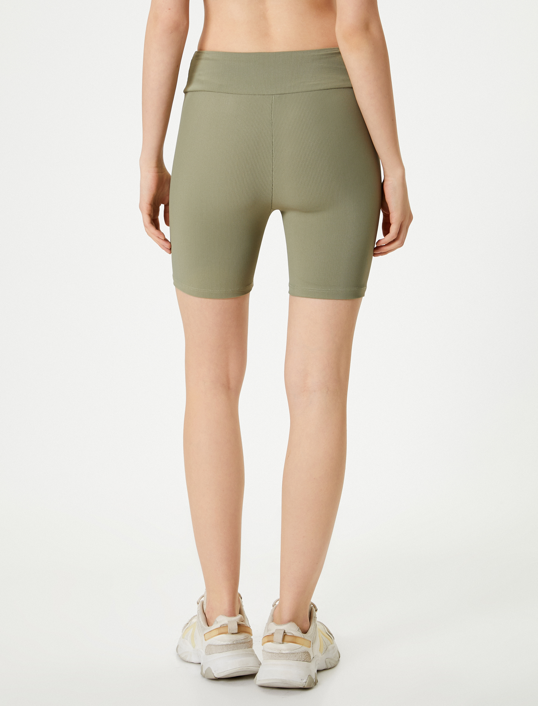   Spor Biker Tayt Yüksek Bel Slim Fit