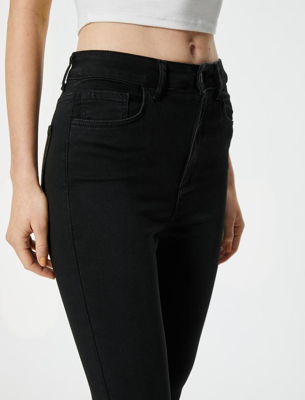 Dar Paça Yüksek Bel Esnek Kot Pantolon - Carmen Skinny Jeans_4