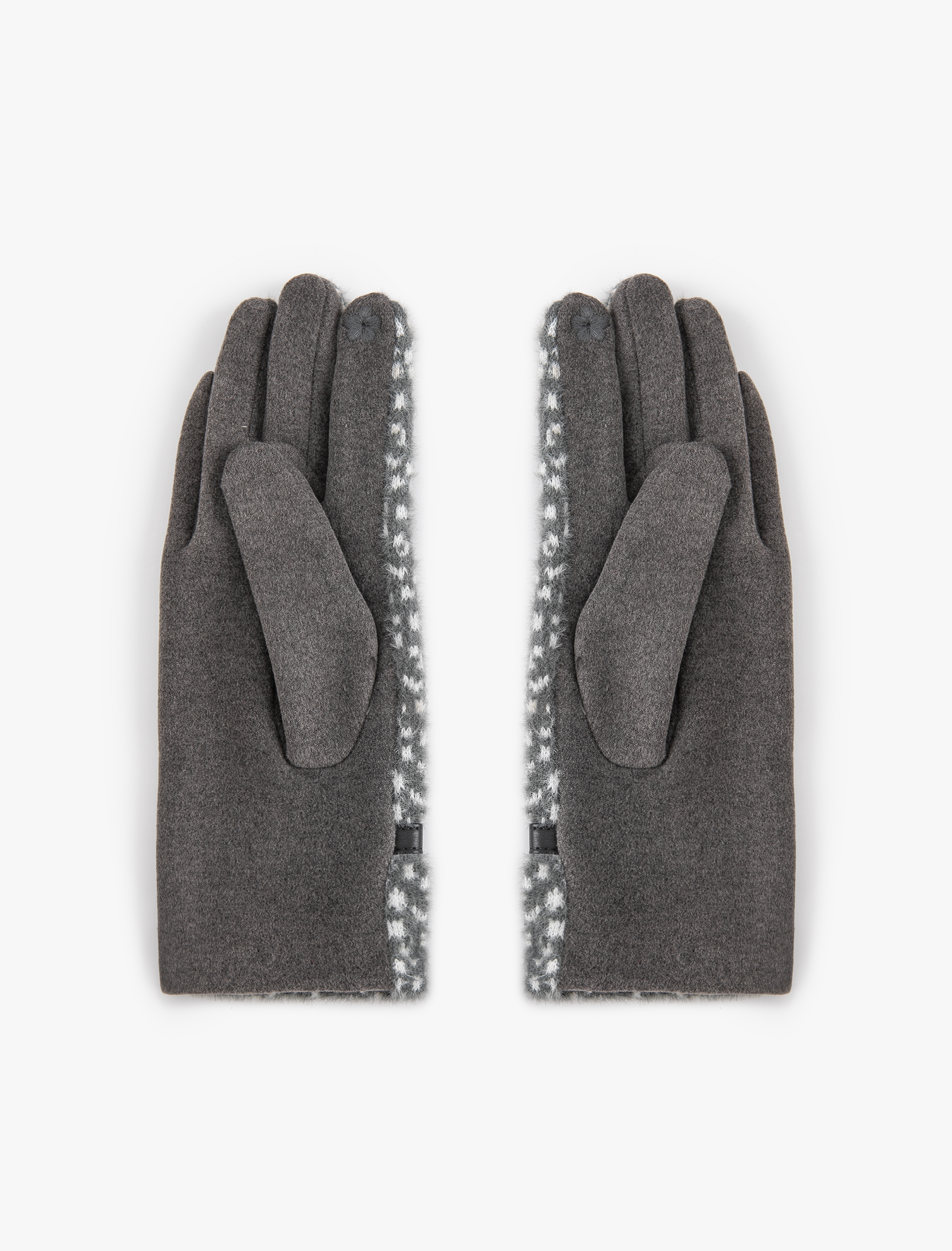  Kadın Eldiven Desenli Kemerli Metal Aksesuarlı