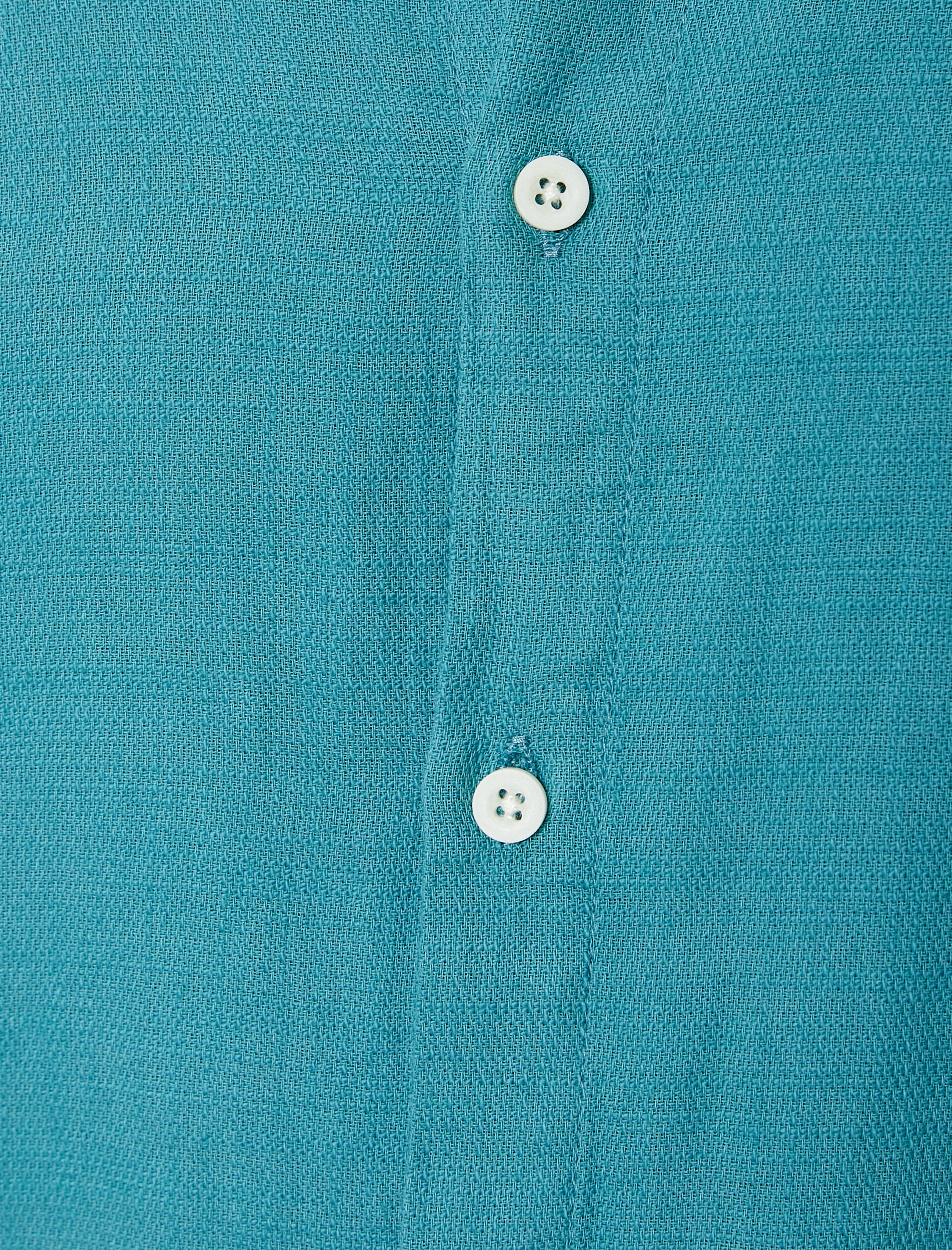   Yazlık Gömlek Kısa Kollu Klasik Yaka Düğmeli Pamuklu Regular Fit