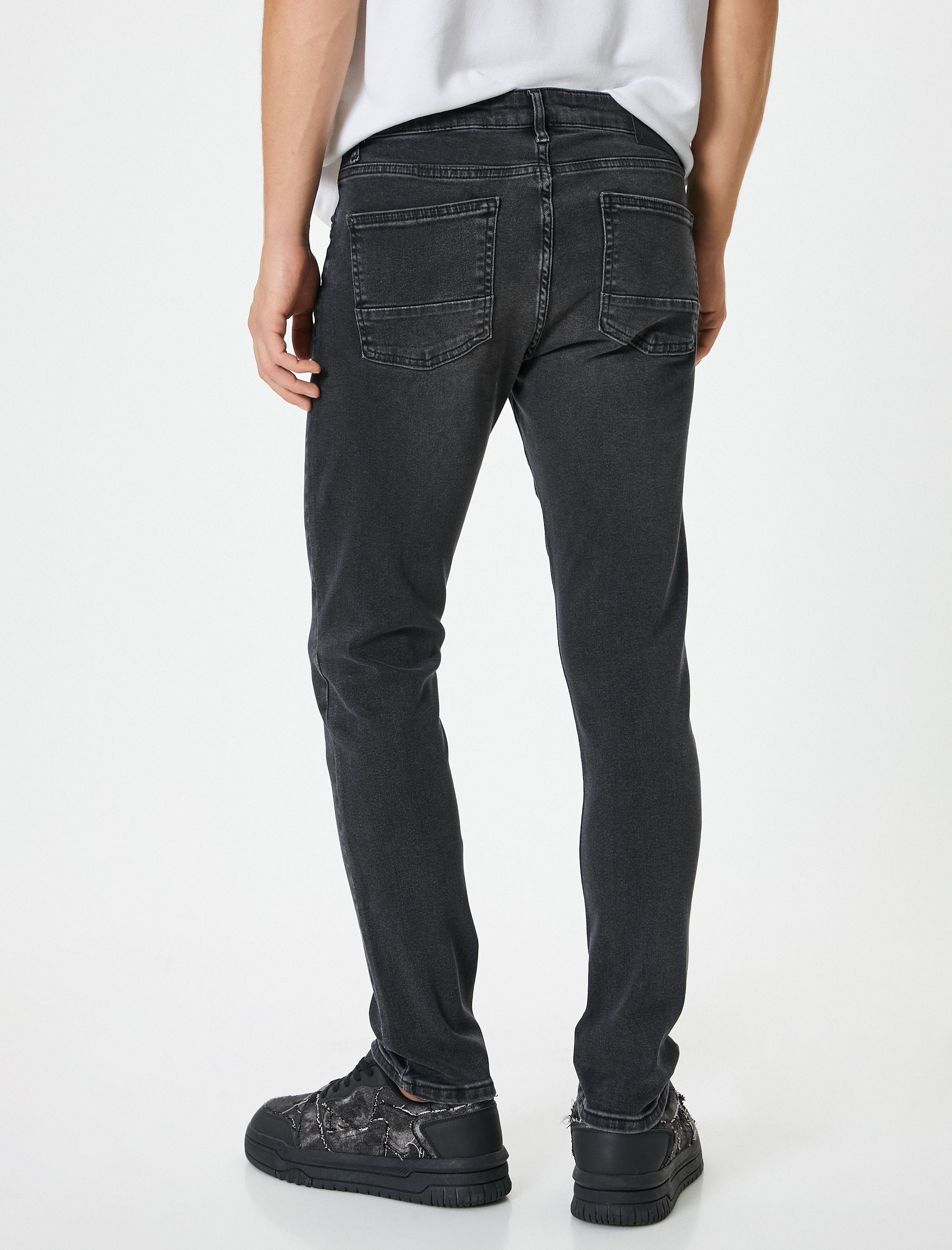 Standart Bel Slim Fit Kot Pantolon - Brad Jean
