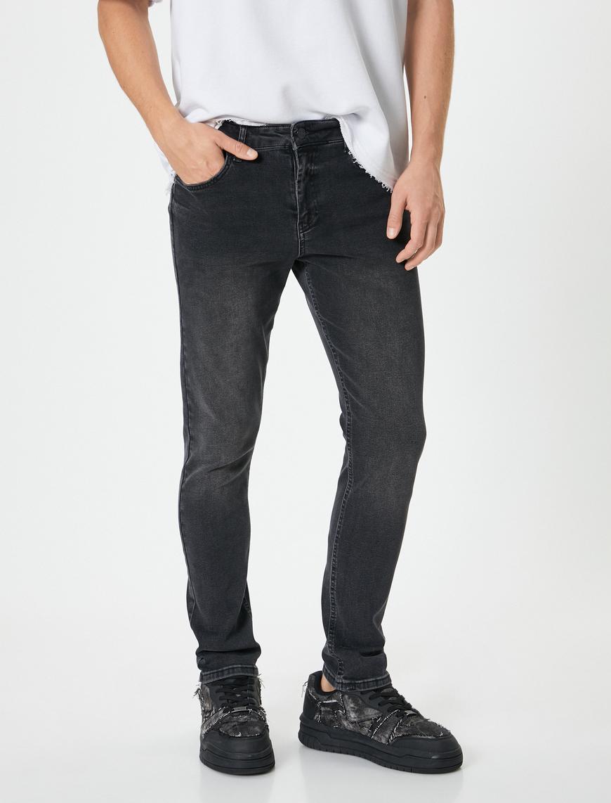   Standart Bel Slim Fit Kot Pantolon - Brad Jean