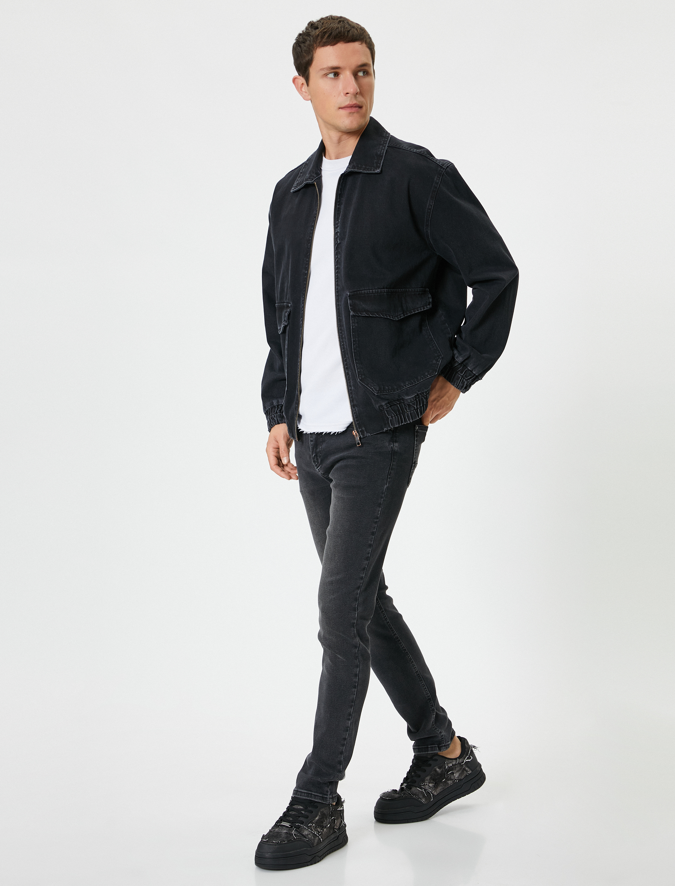 Standart Bel Slim Fit Kot Pantolon - Brad Jean